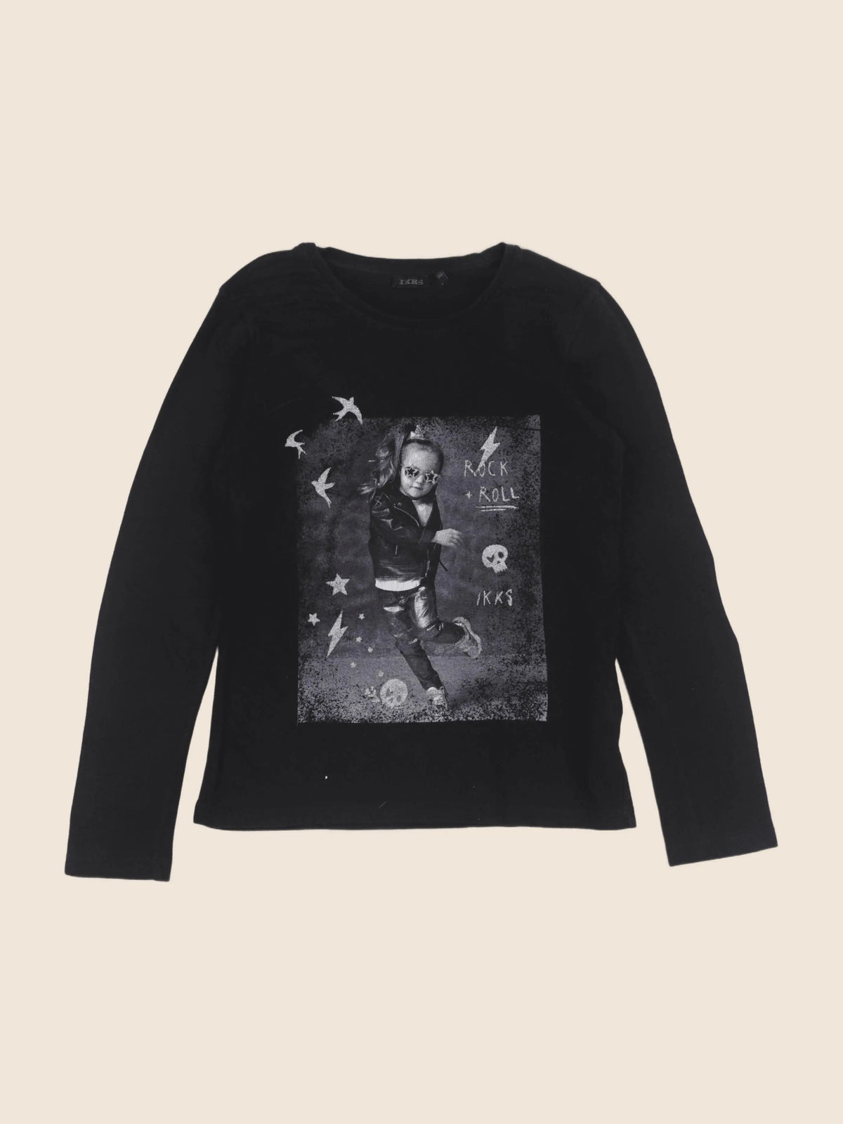 IKKS - tee-shirt noir - 10 ans