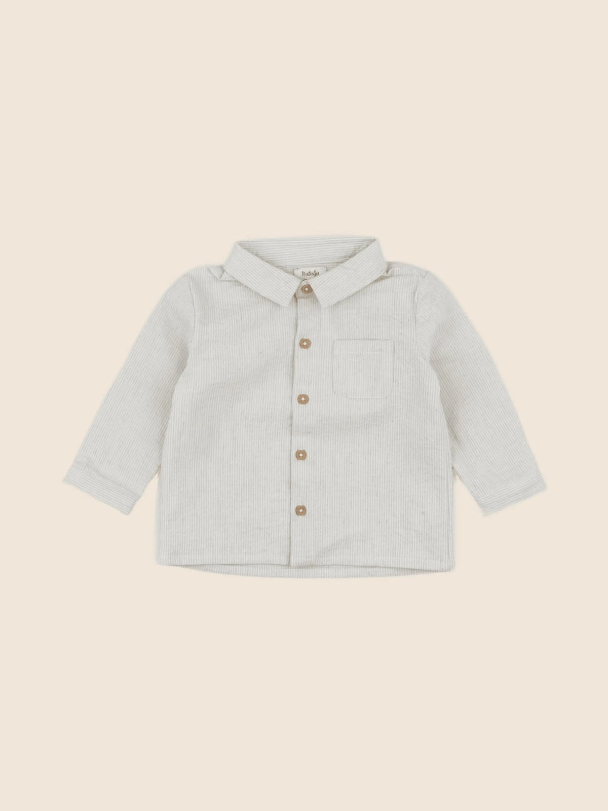Natalys - chemise beige - 6 mois