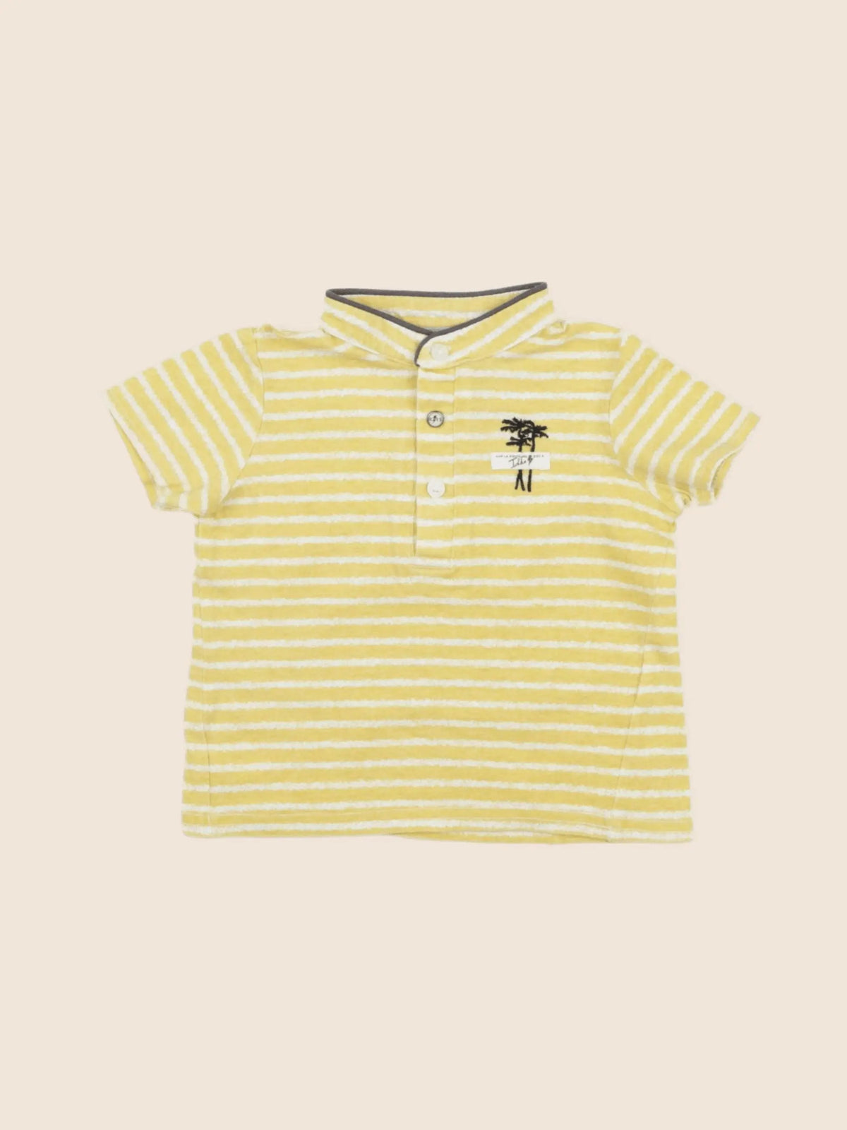 IKKS - tee-shirt jaune - 12 mois