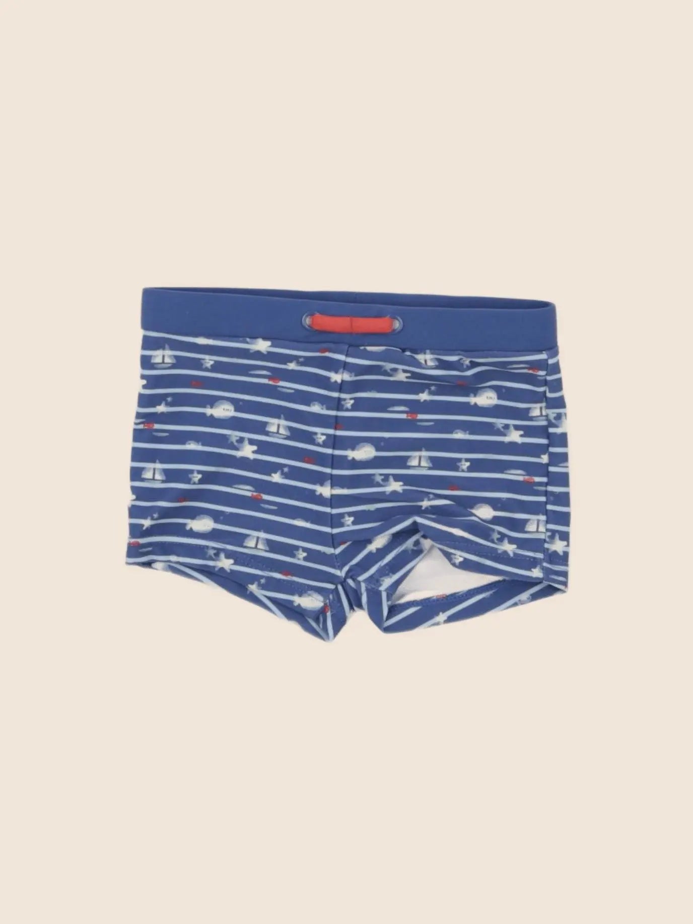 Vertbaudet - maillot de bain bleu - 9 mois