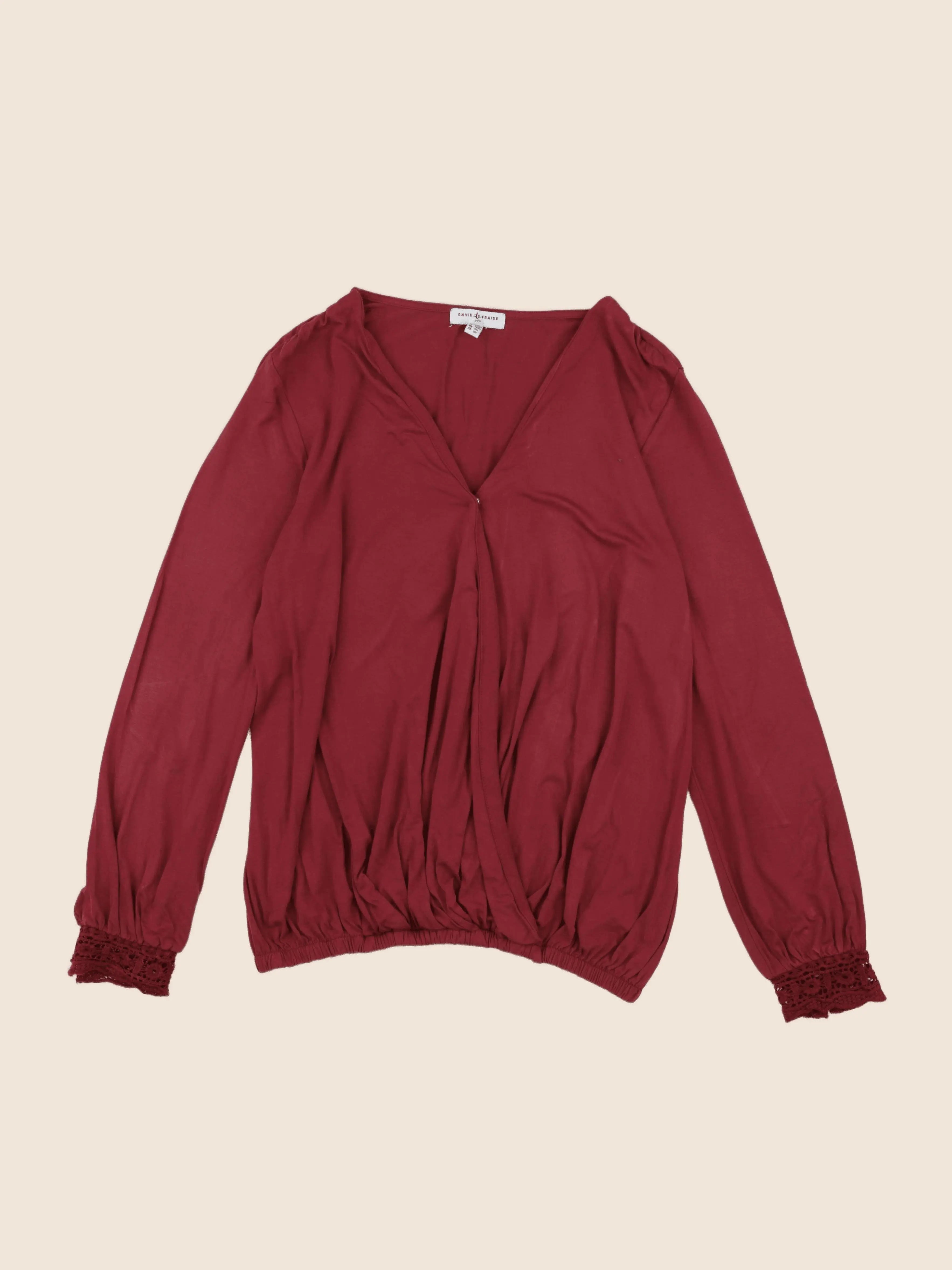Envie de fraise - tee-shirt grossesse, allaitement rouge - 34 à 36
