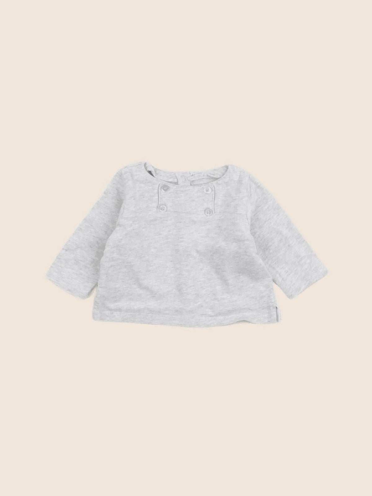 Natalys - tee-shirt gris - 3 mois