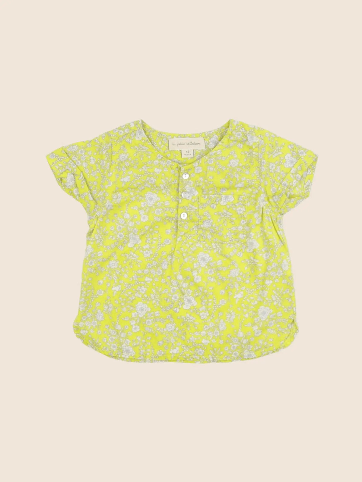 La Petite Collection - blouse jaune - 12 mois