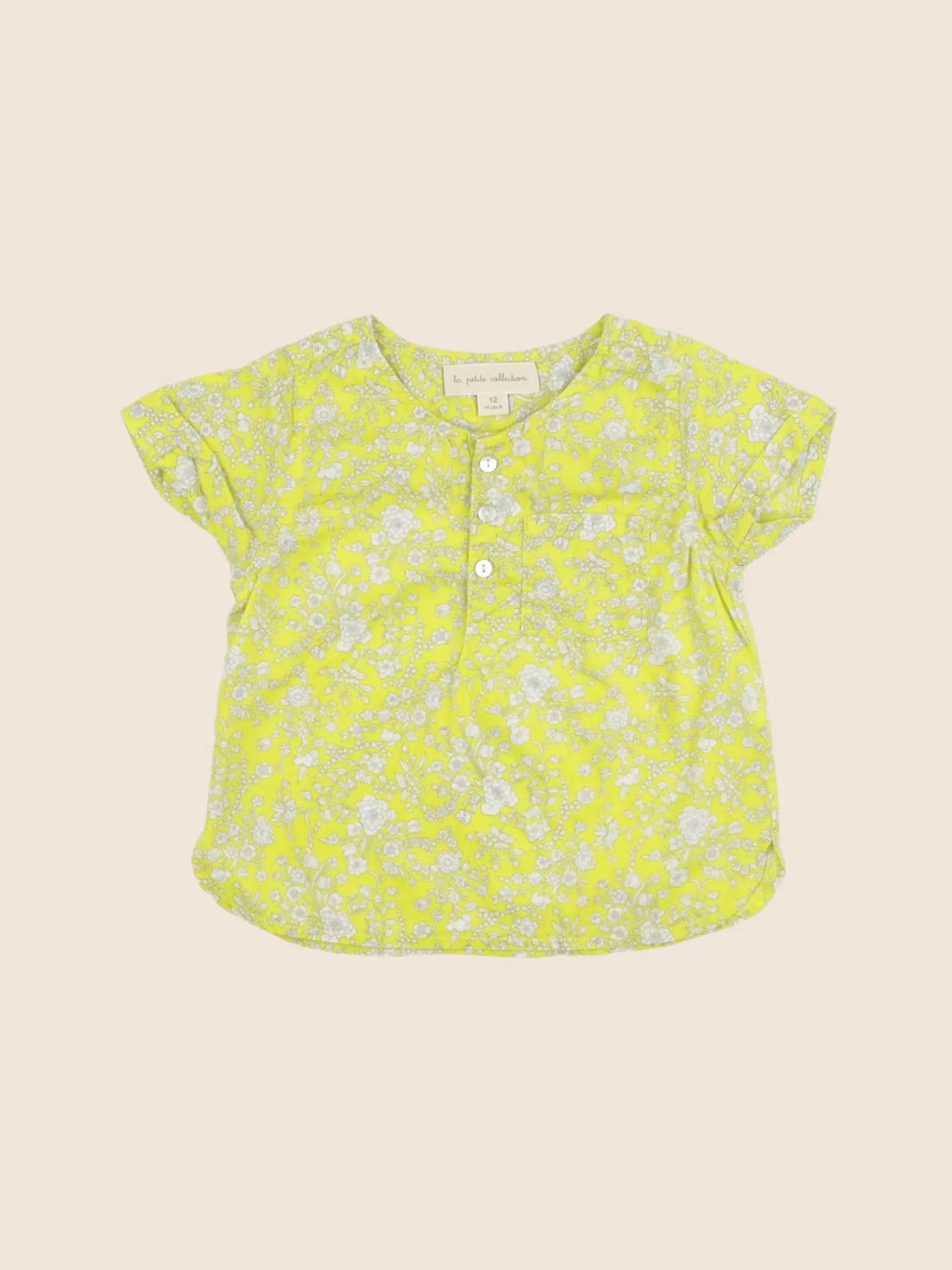 La Petite Collection - blouse jaune - 12 mois
