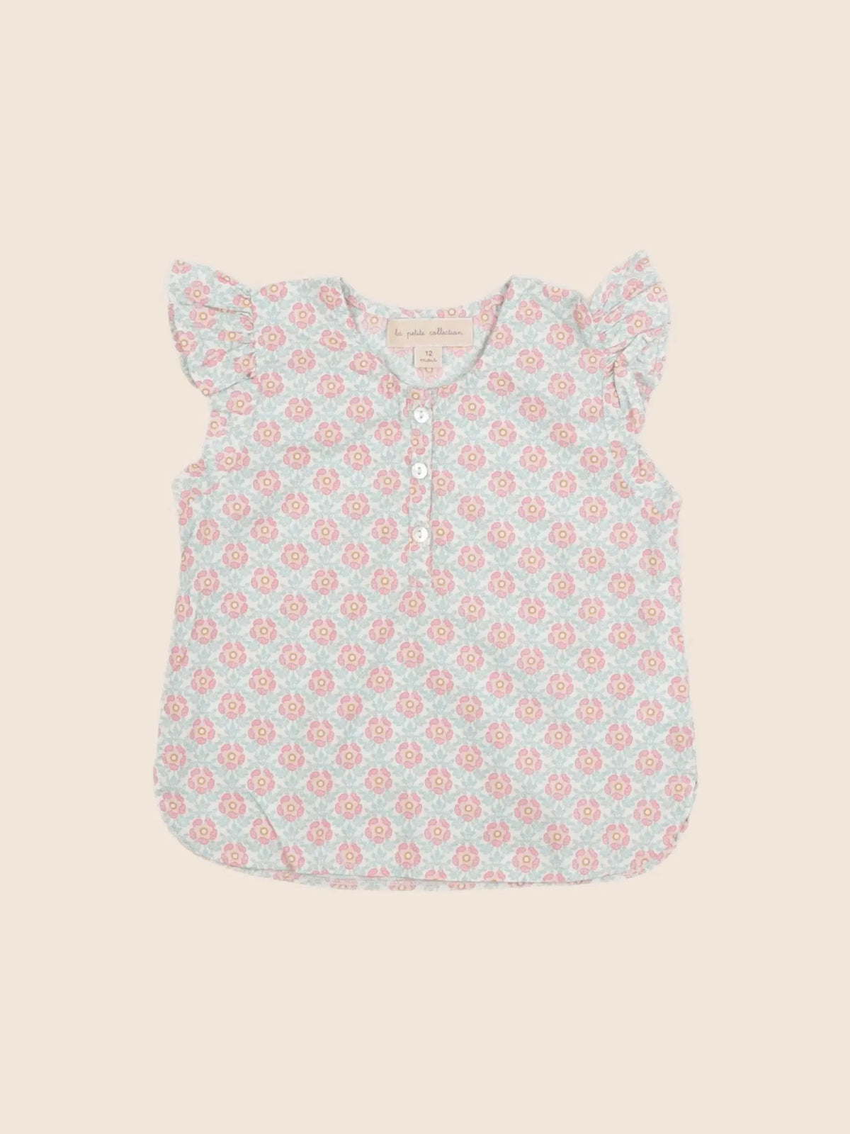 La Petite Collection - blouse bleu - 12 mois