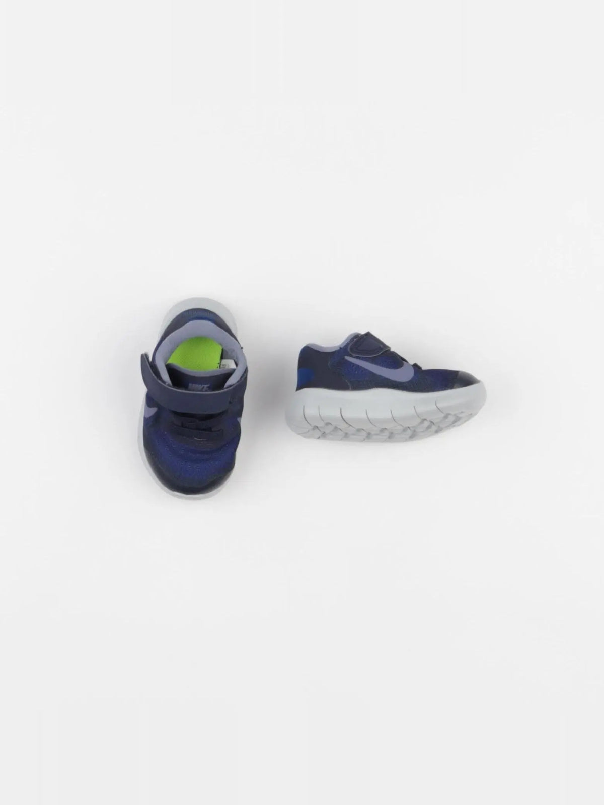 Nike - tennis à scratch/ lacets bleu - pointure 18/19