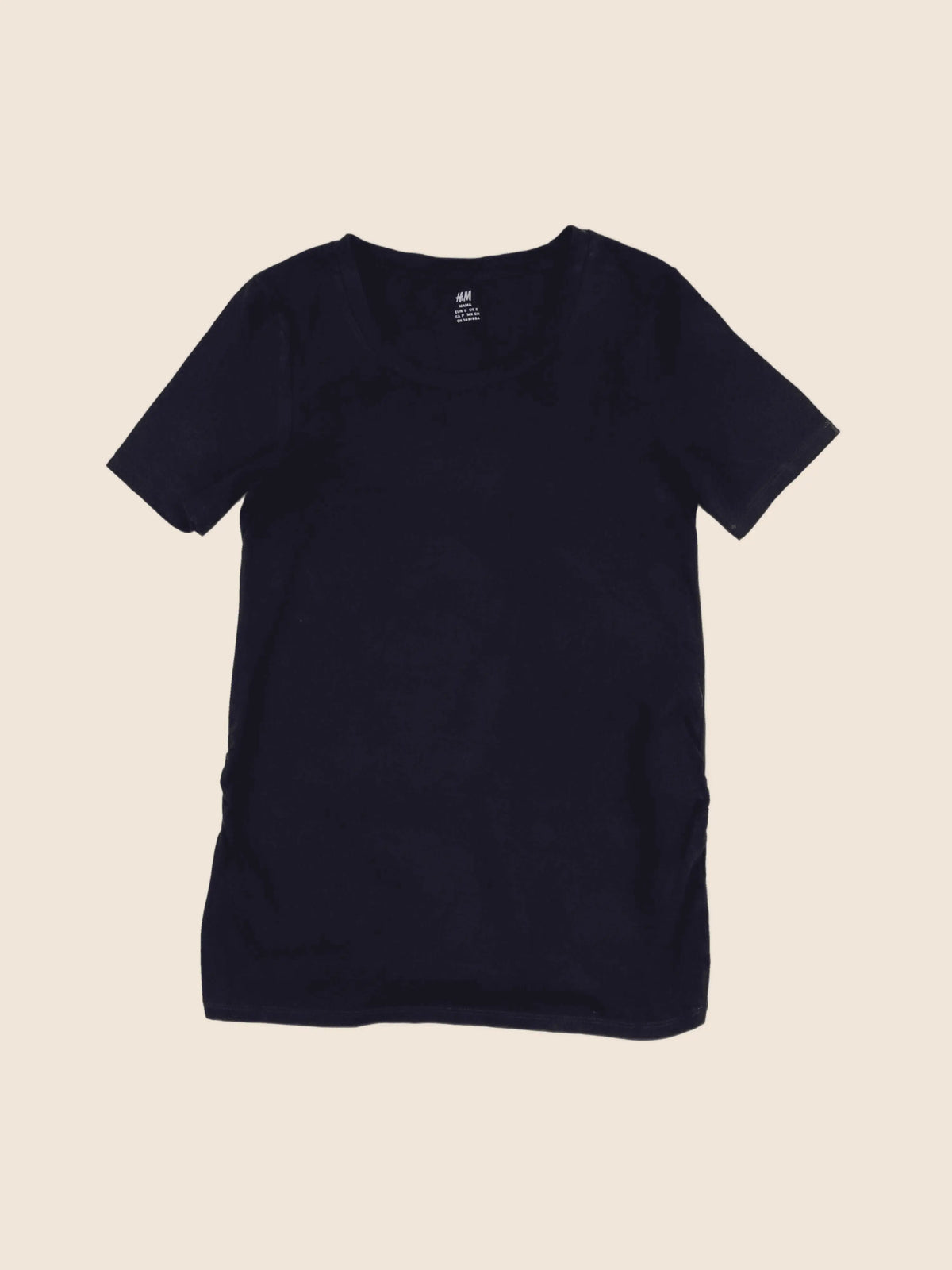 H&M - tee-shirt grossesse bleu - s