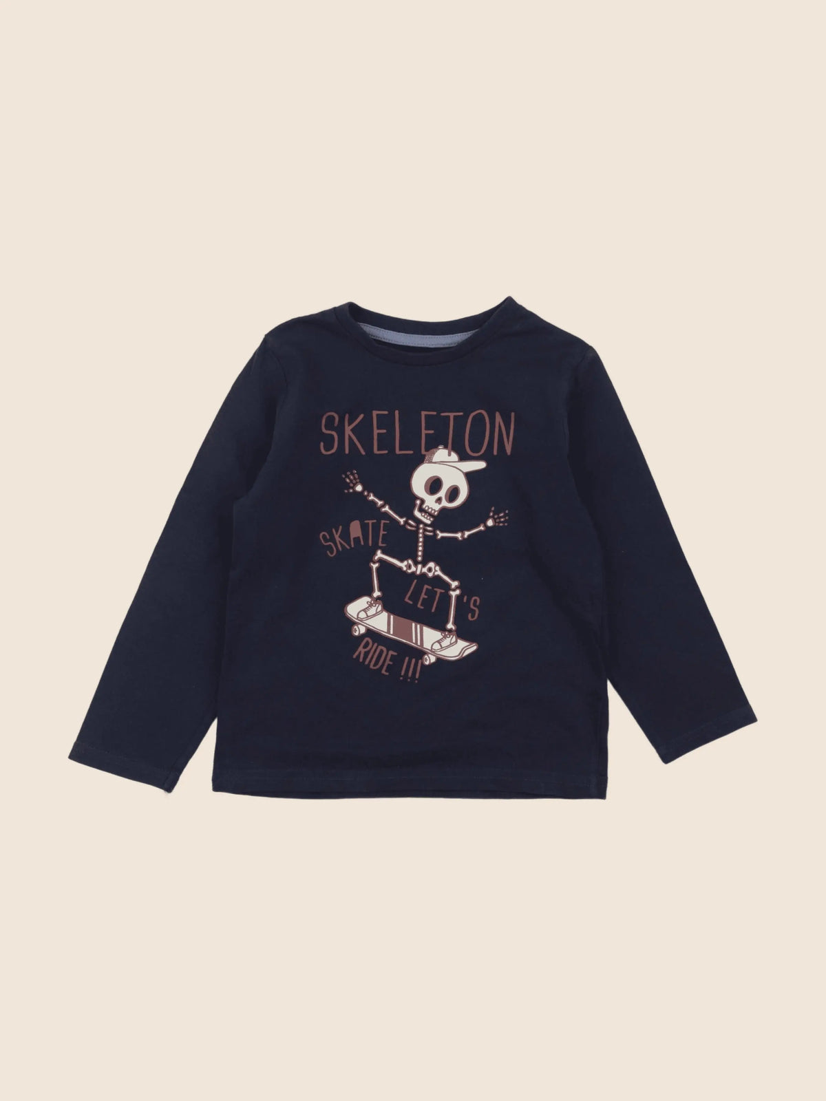 Vertbaudet - tee-shirt bleu - 4 ans