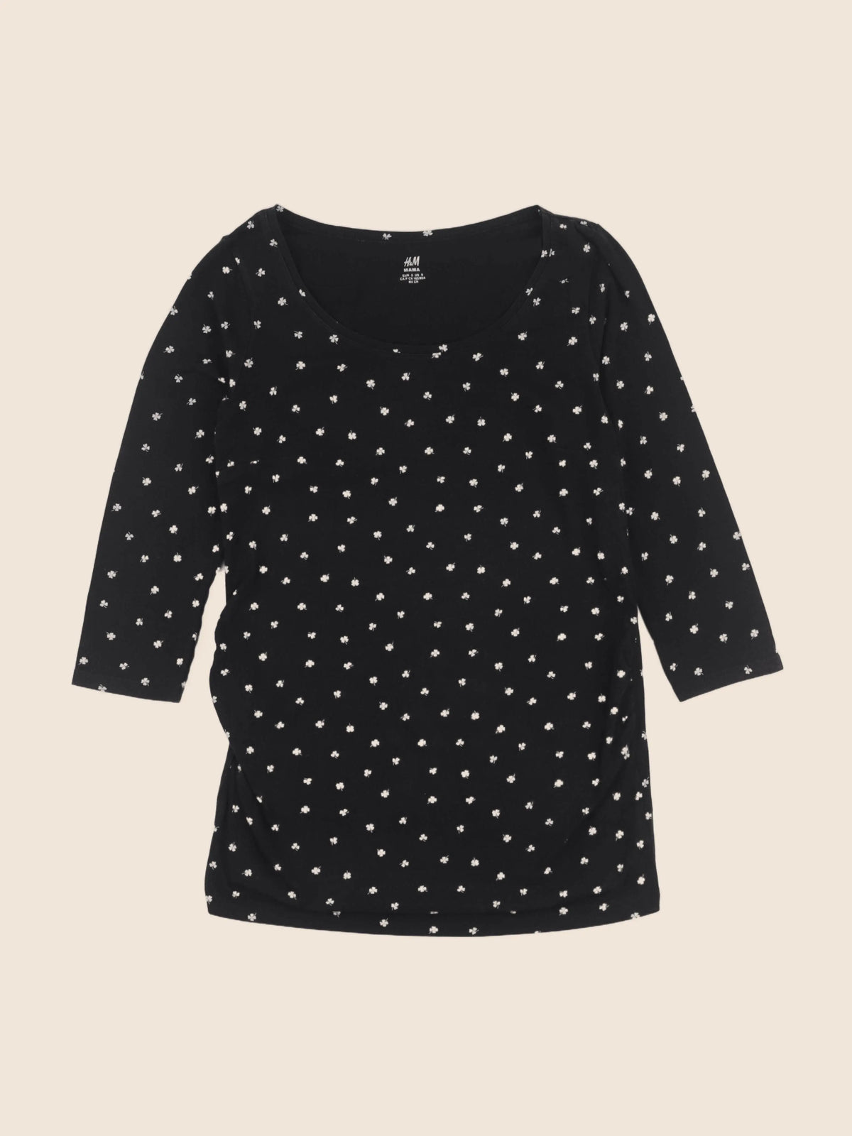 H&M - tee-shirt grossesse noir - s