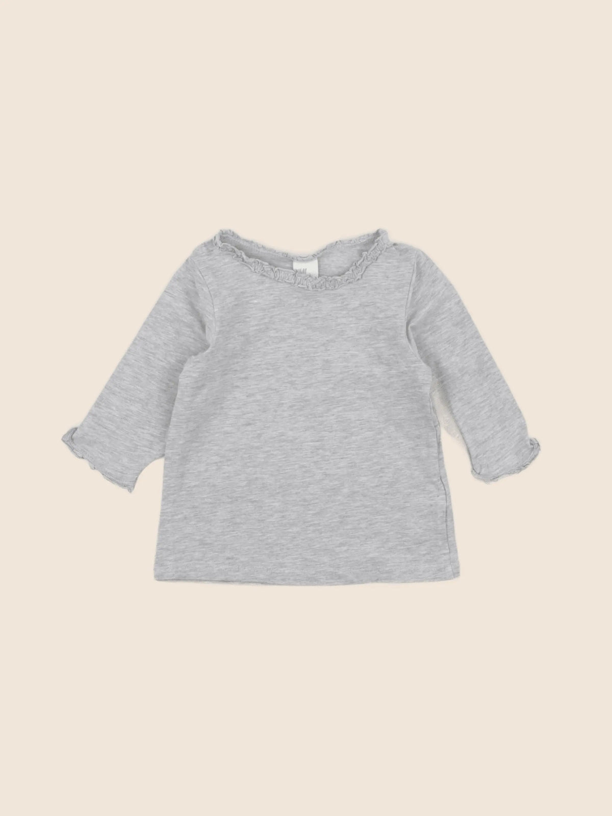 H&M - tee-shirt gris - 6/9 mois