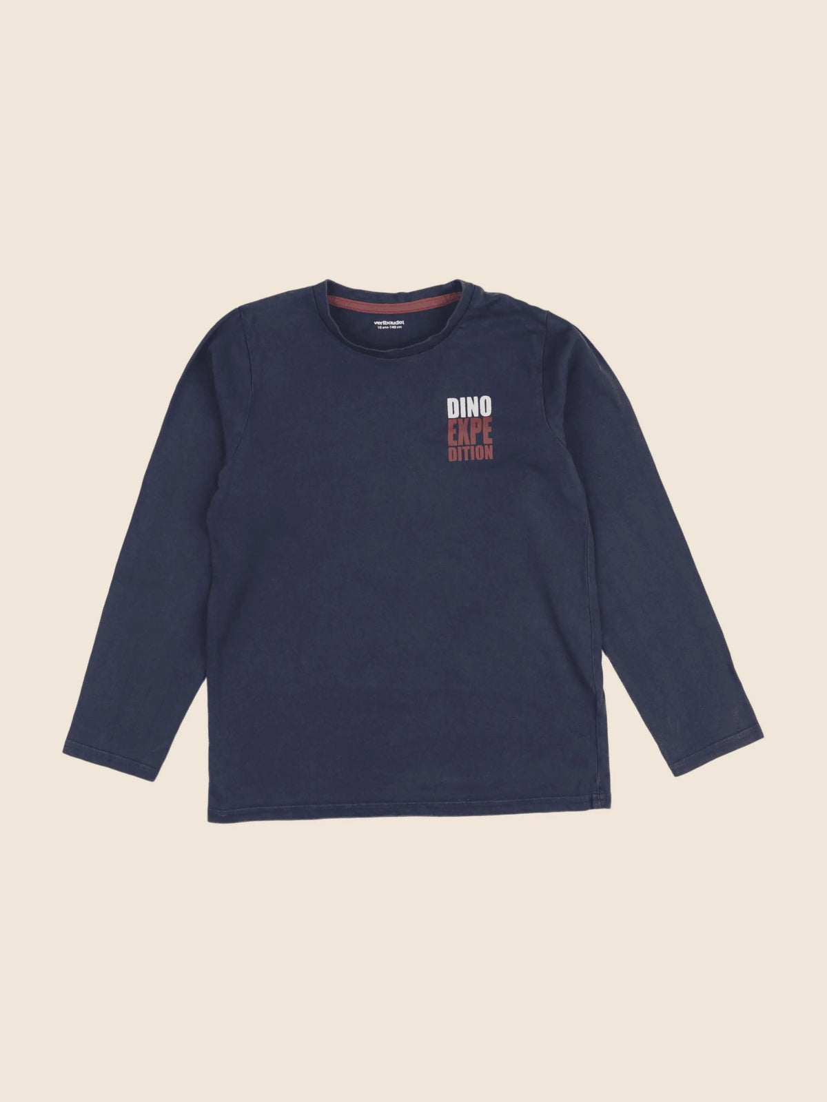 Vertbaudet - tee-shirt bleu - 10 ans