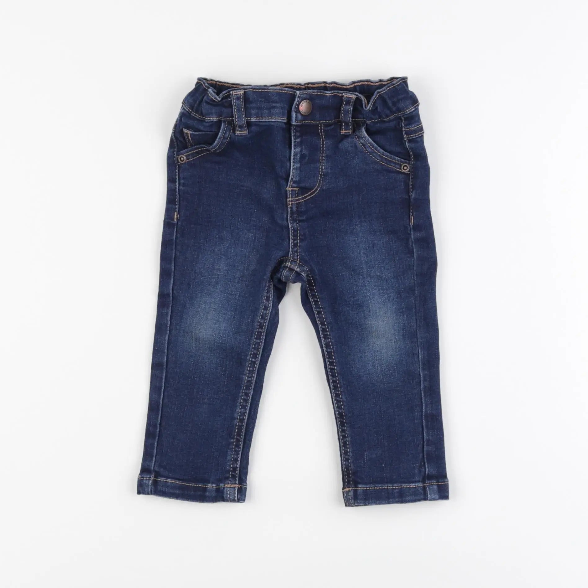Vertbaudet - jean bleu - 9 mois
