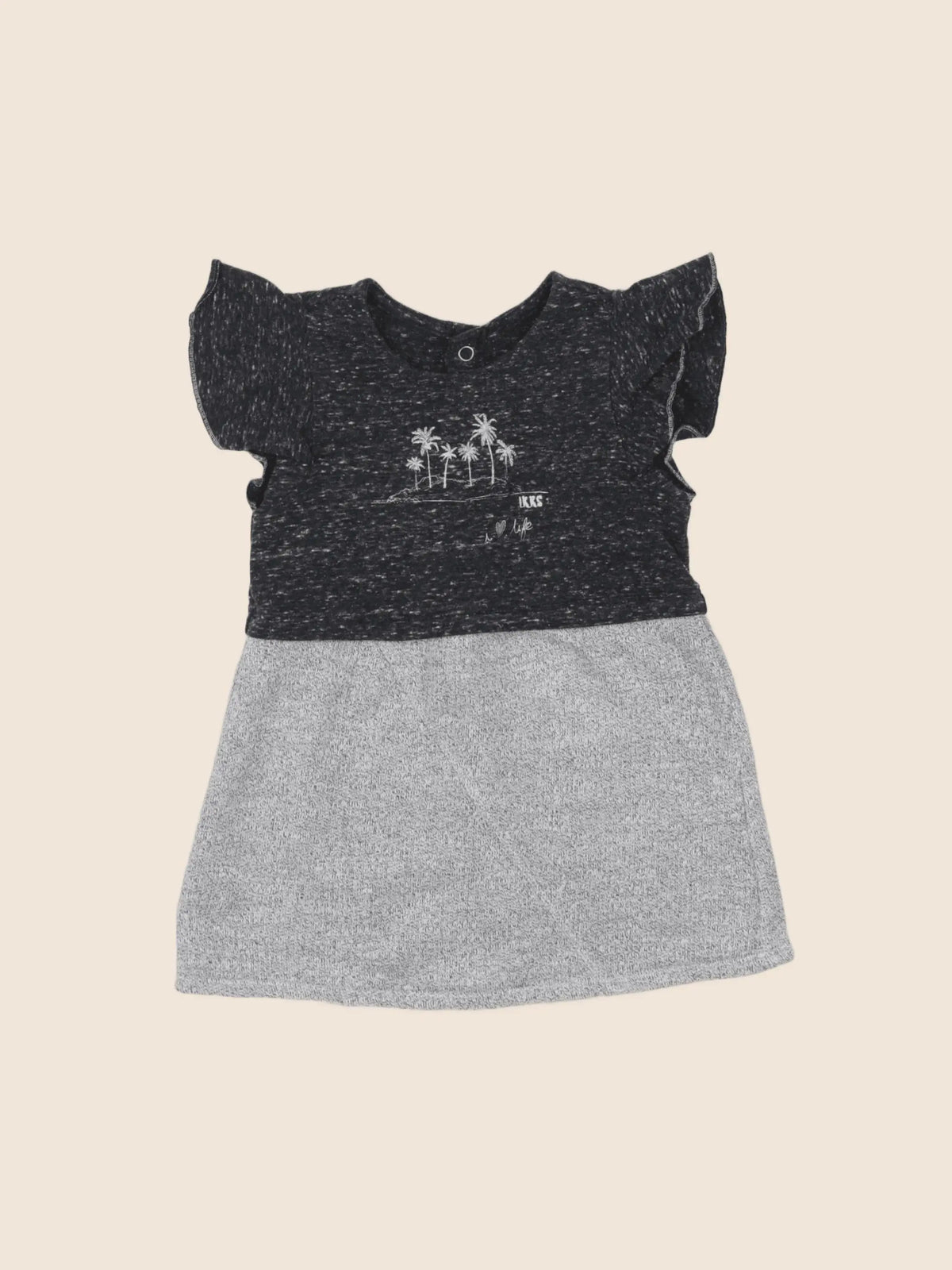 IKKS - robe gris - 12 mois