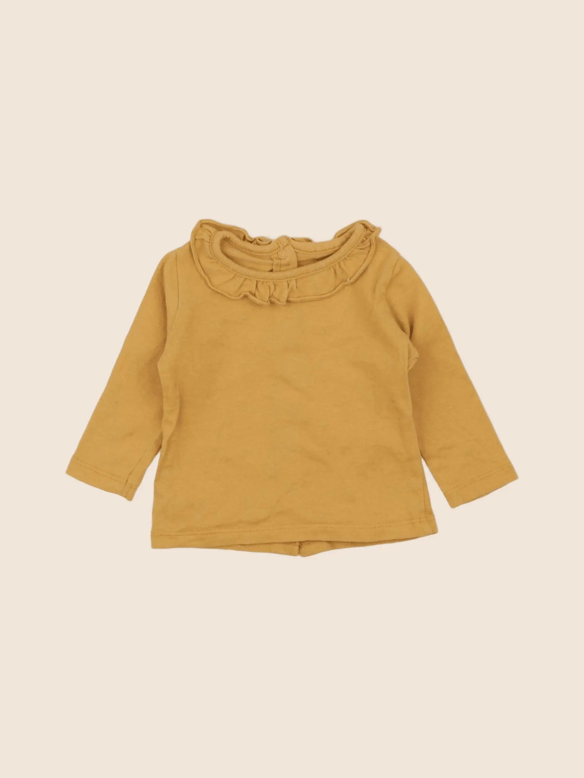 Vertbaudet - tee-shirt jaune - 6 mois