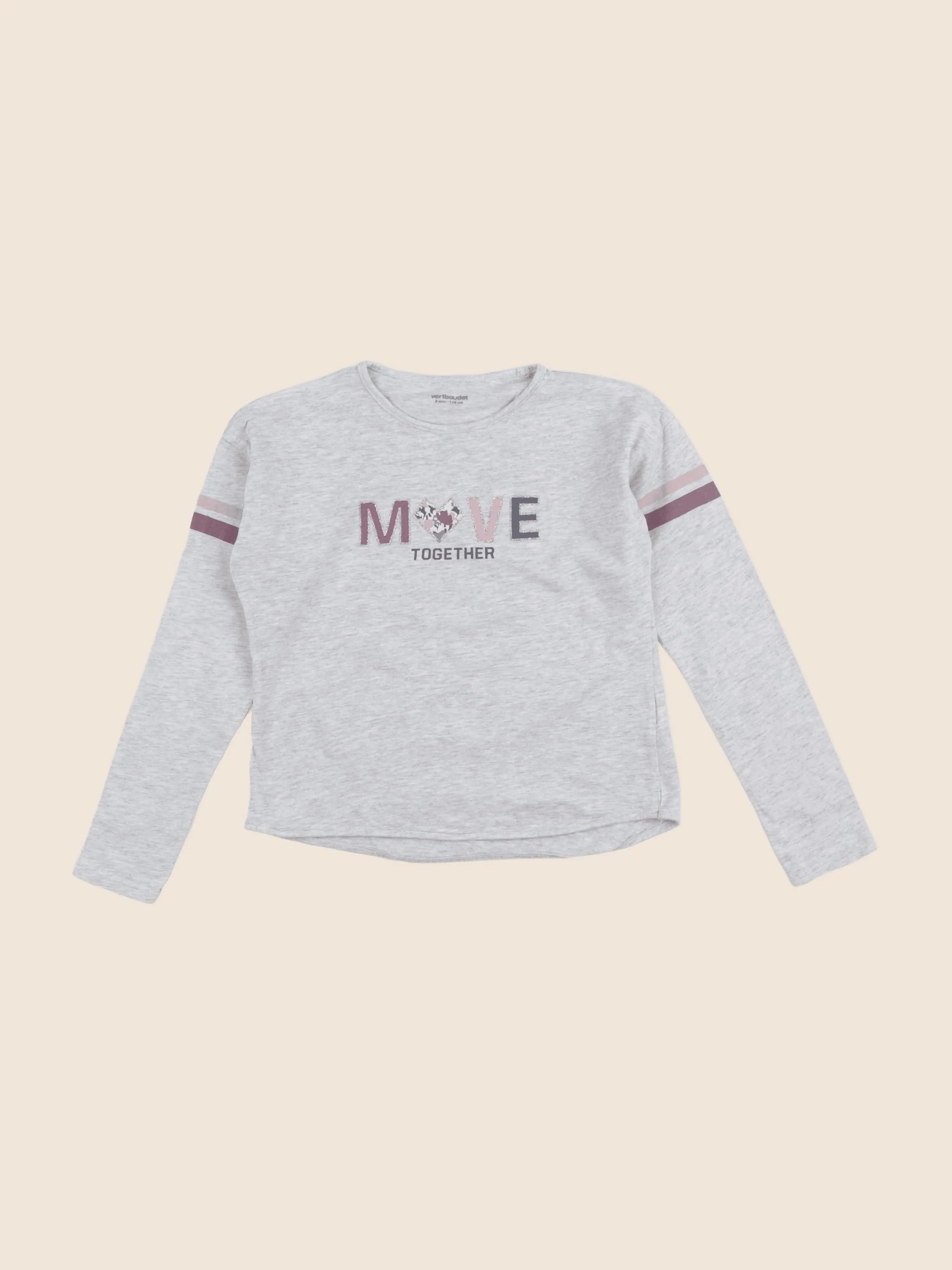 Vertbaudet - tee-shirt gris - 8 ans