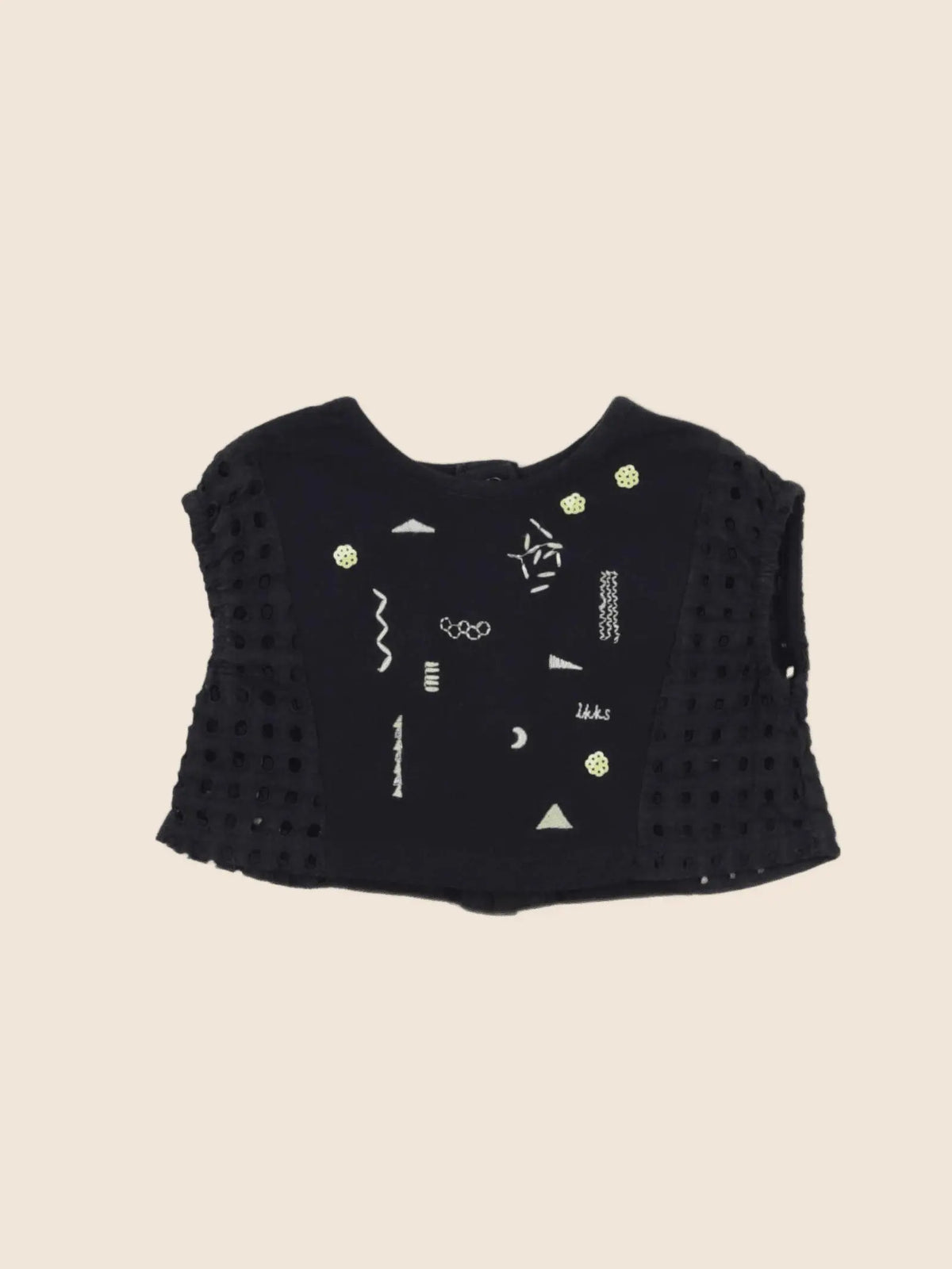 IKKS - tee-shirt noir - 6 mois