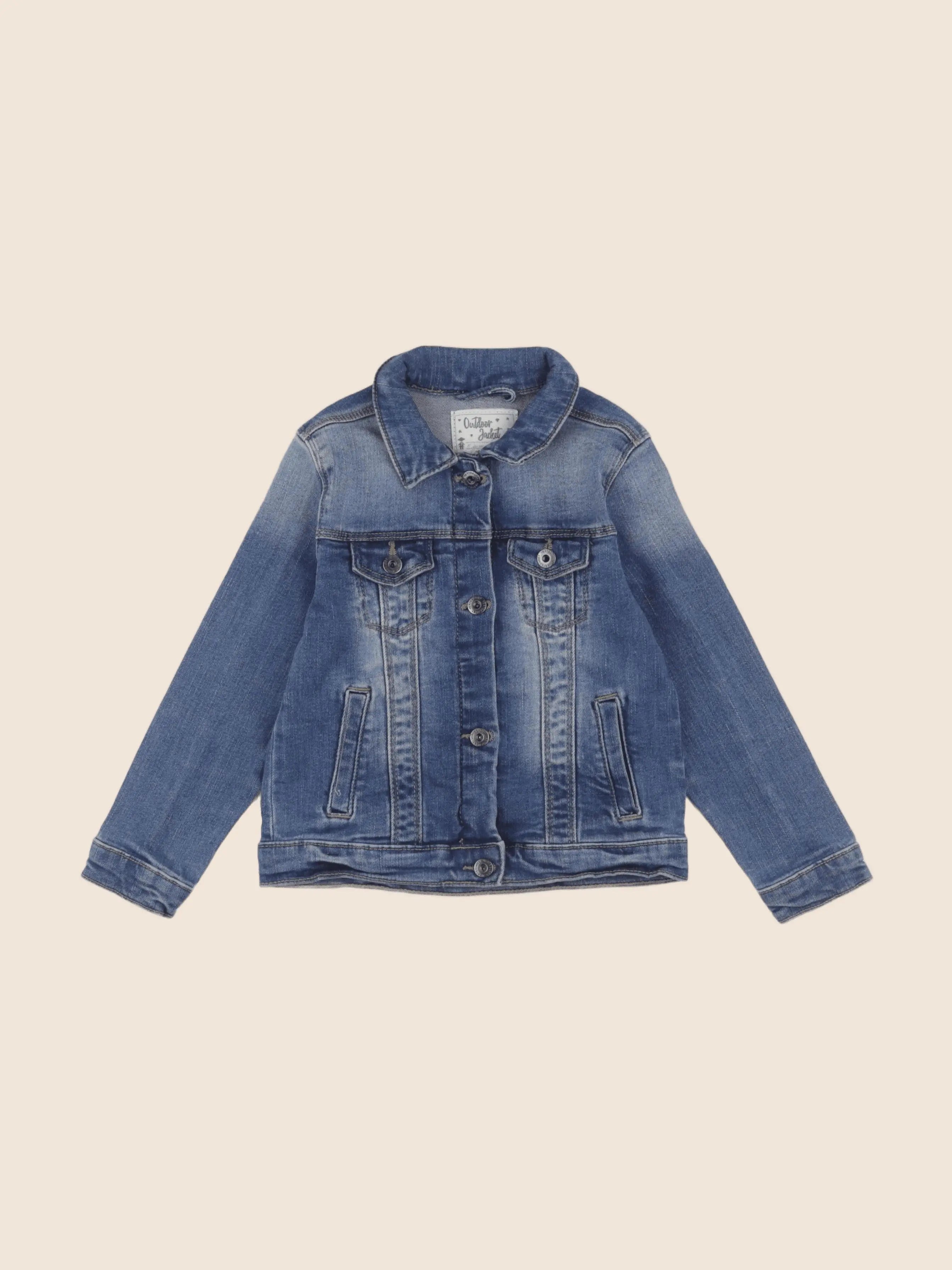 Vertbaudet - veste bleu - 4 ans