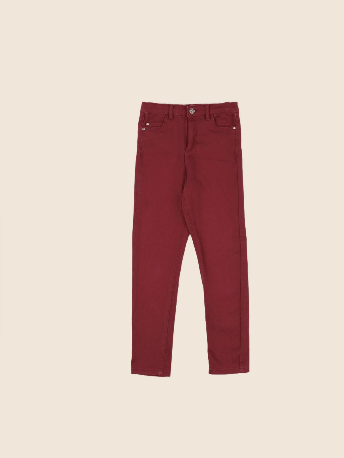 Little Cigogne - pantalon rouge - 10 ans