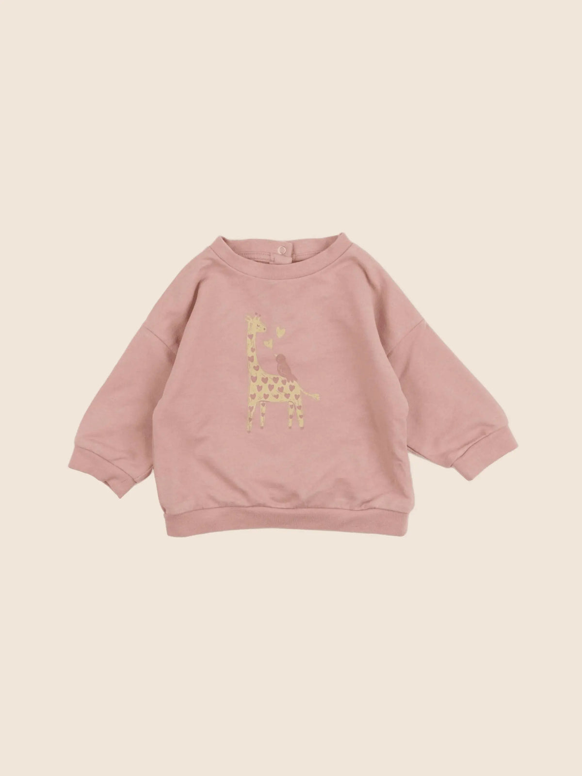 Vertbaudet - sweat rose - 6 mois