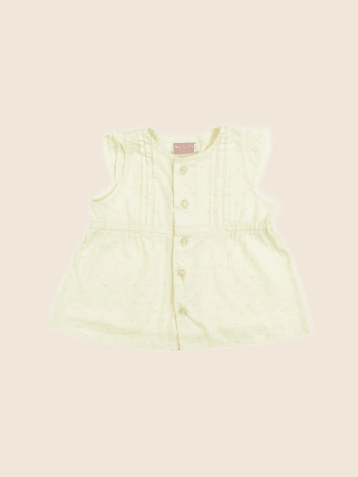 Natalys - blouse jaune - 9 mois