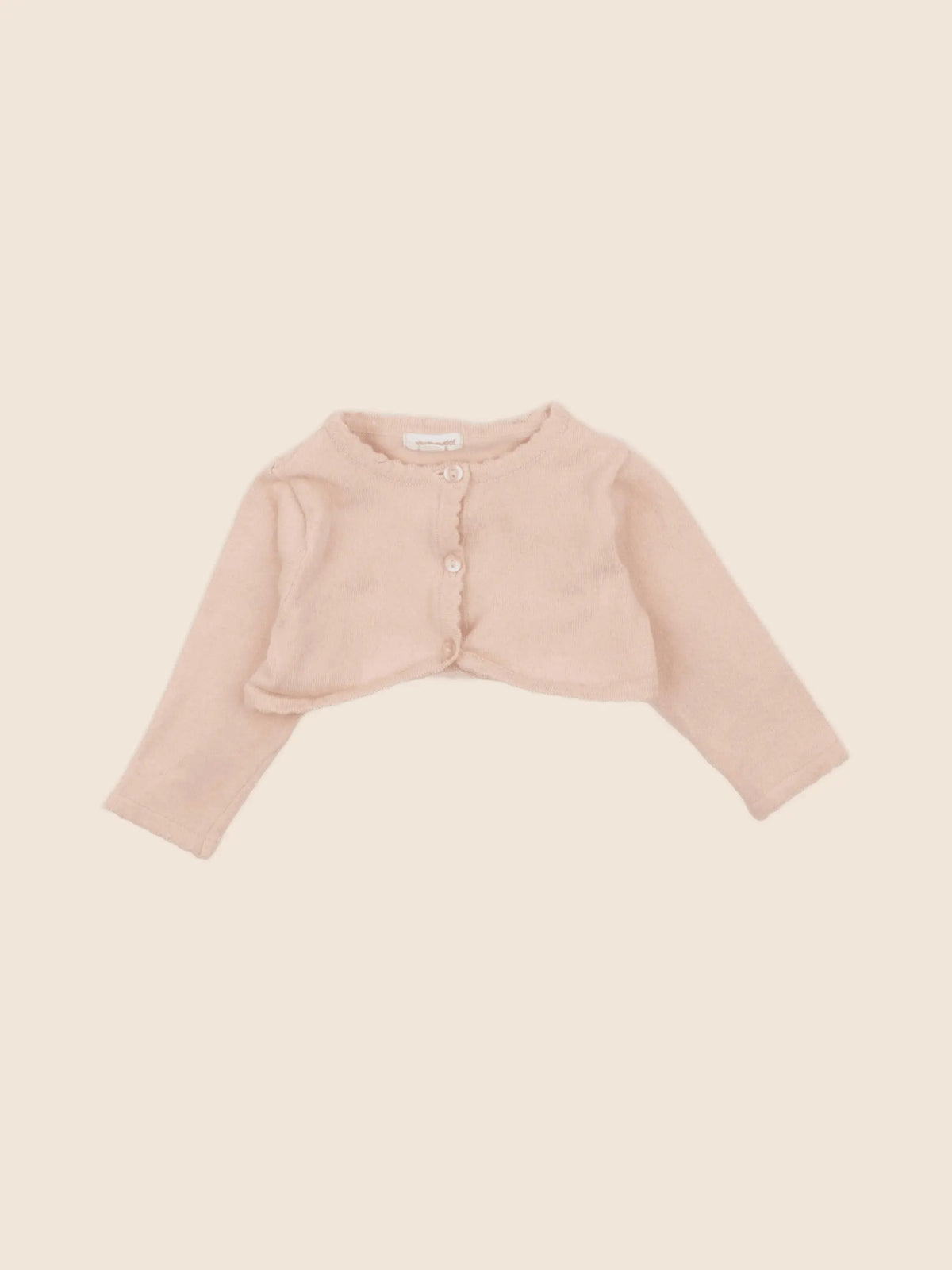 Vertbaudet - gilet orange - 6 mois