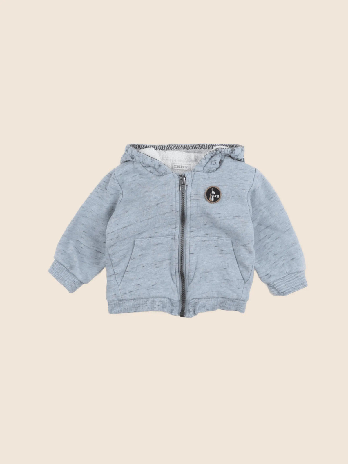 IKKS - sweat bleu - 6 mois