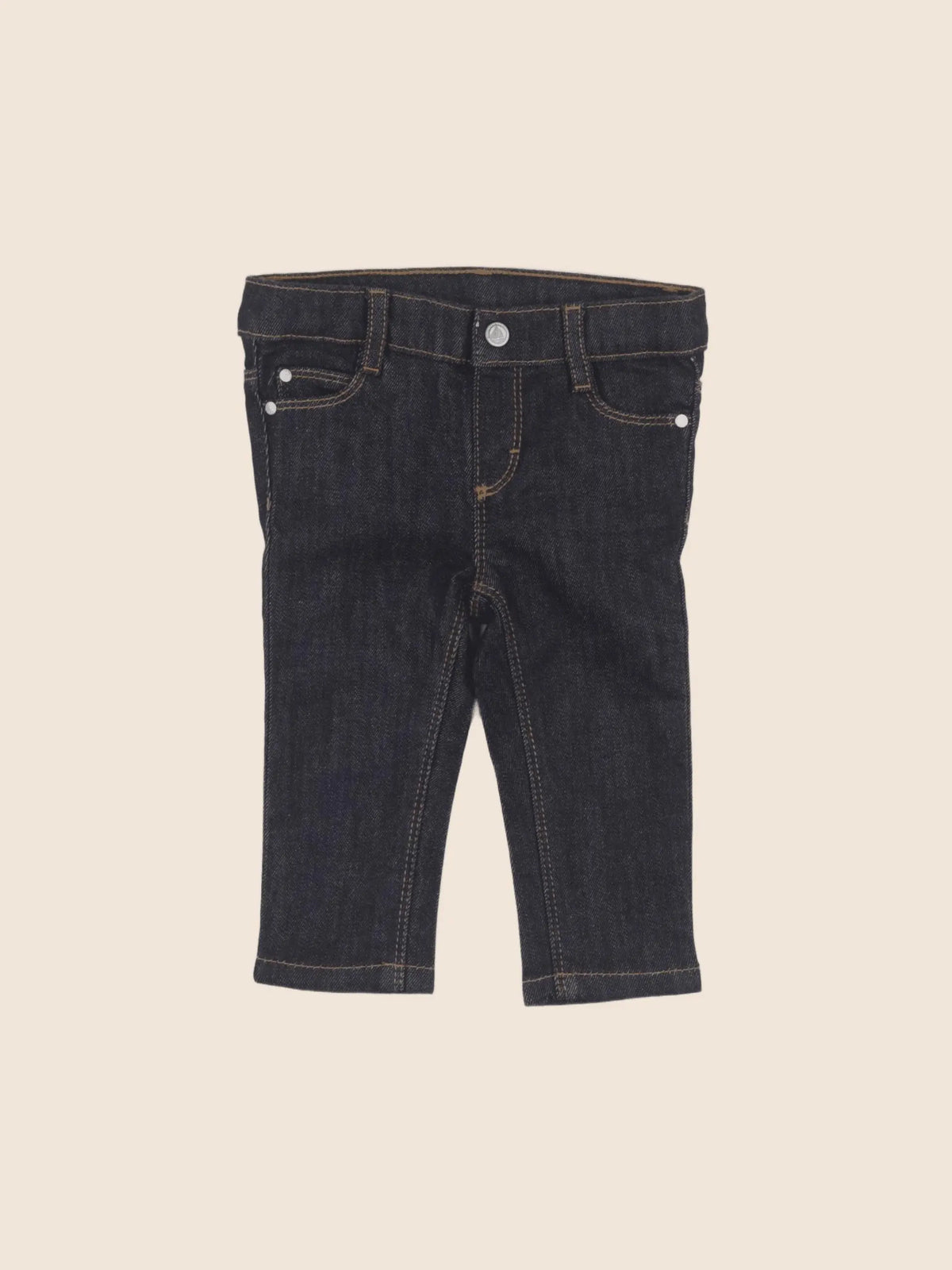 Petit Bateau - jean bleu - 6 mois
