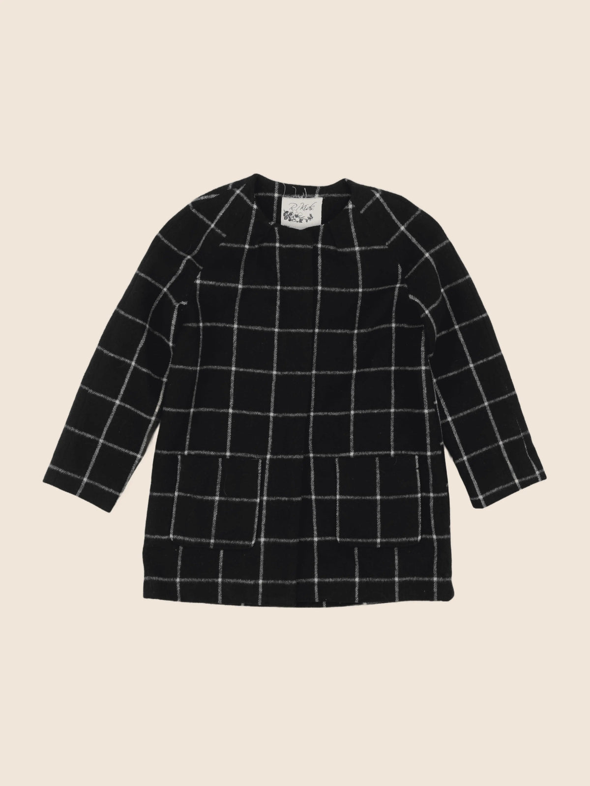 La Redoute - manteau noir - 8 ans