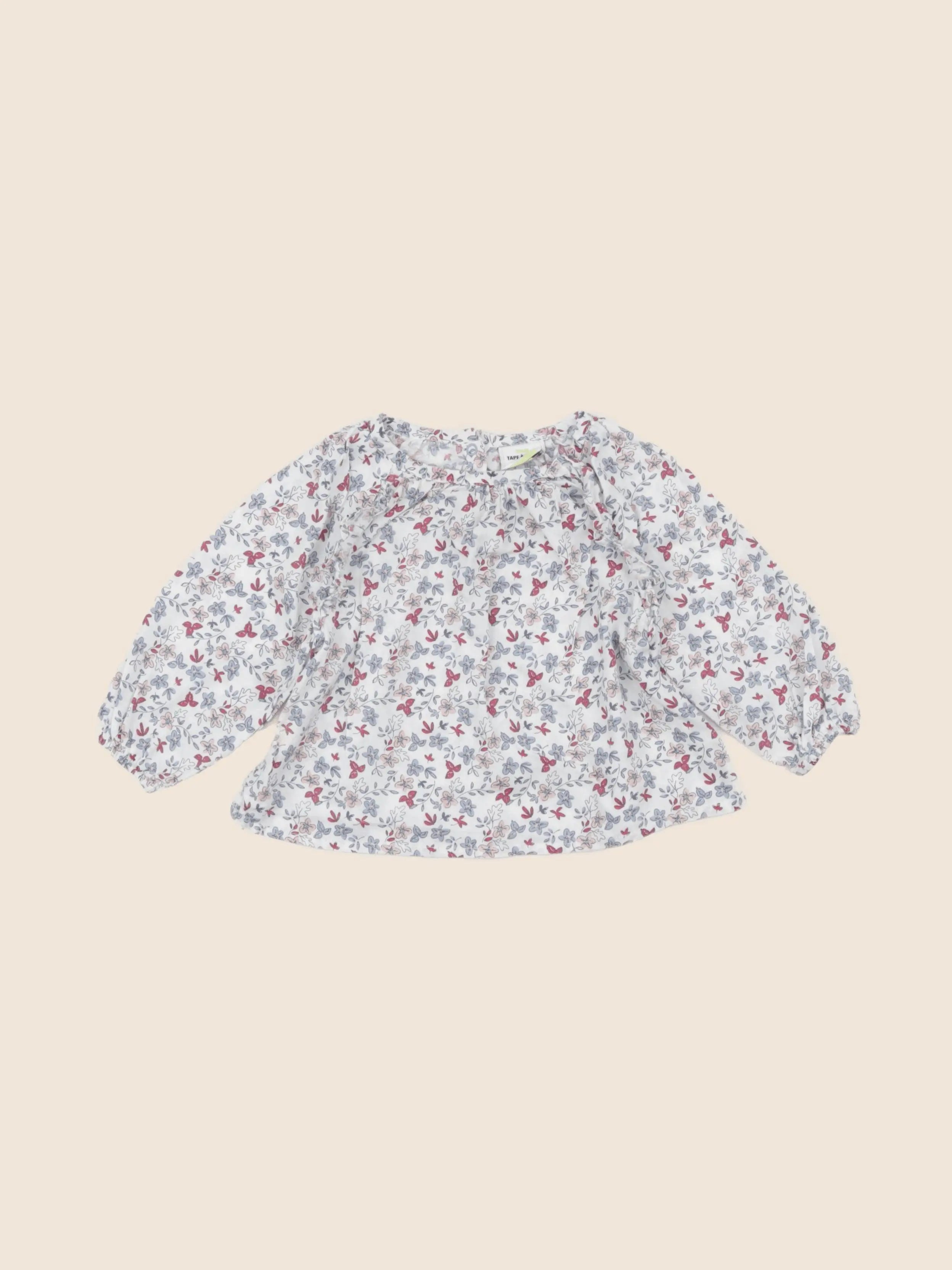 Tape à l'oeil - blouse bleu - 6 mois