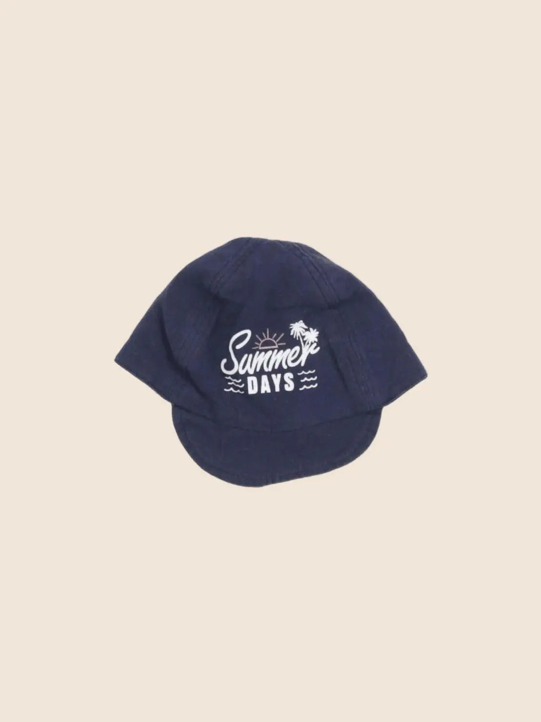 H&M - casquette bleu - 3/6 mois