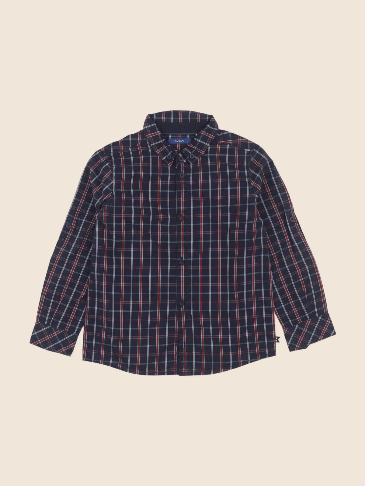 Okaidi - chemise bleu - 6 ans