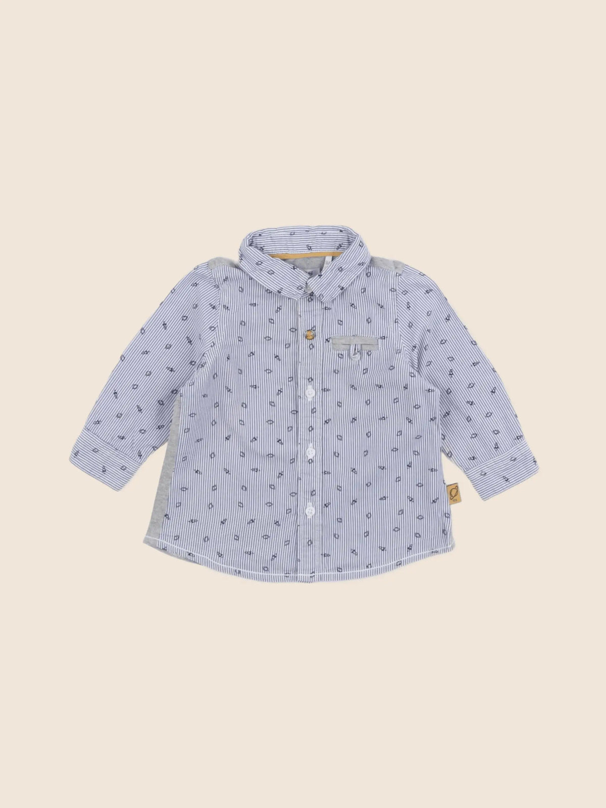 IKKS - chemise bleu - 6 mois