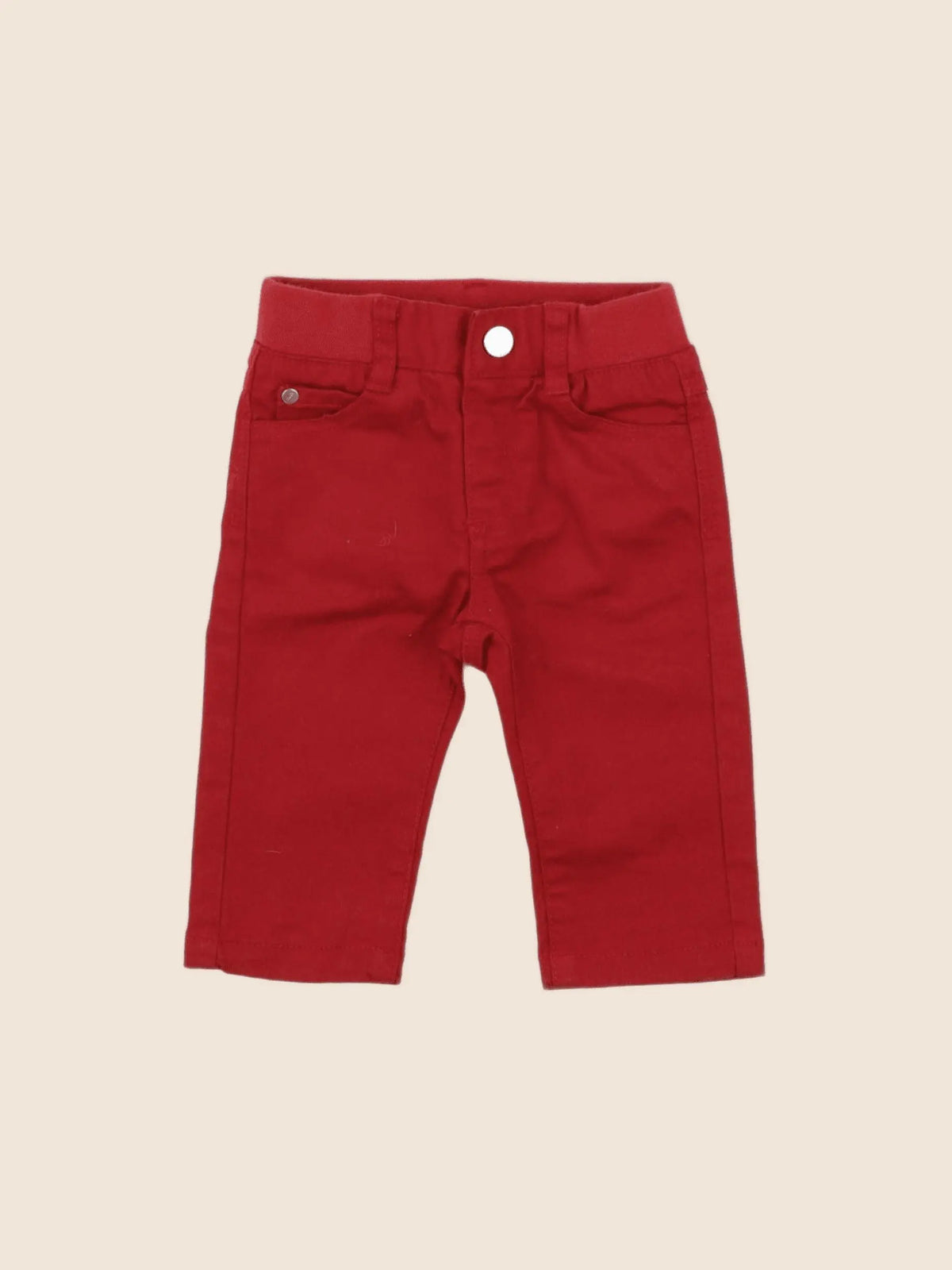 Jacadi - pantalon rouge - 6 mois