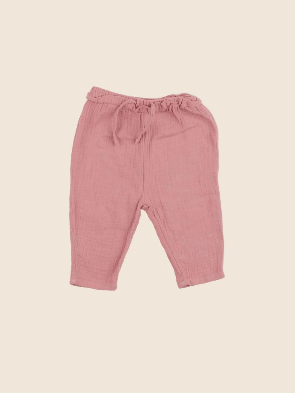 Vertbaudet - pantalon rose - 12 mois
