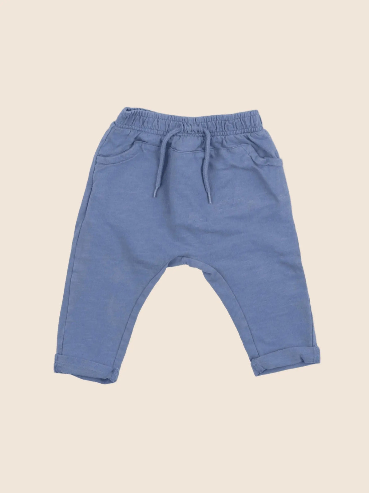 Vertbaudet - pantalon bleu - 9 mois