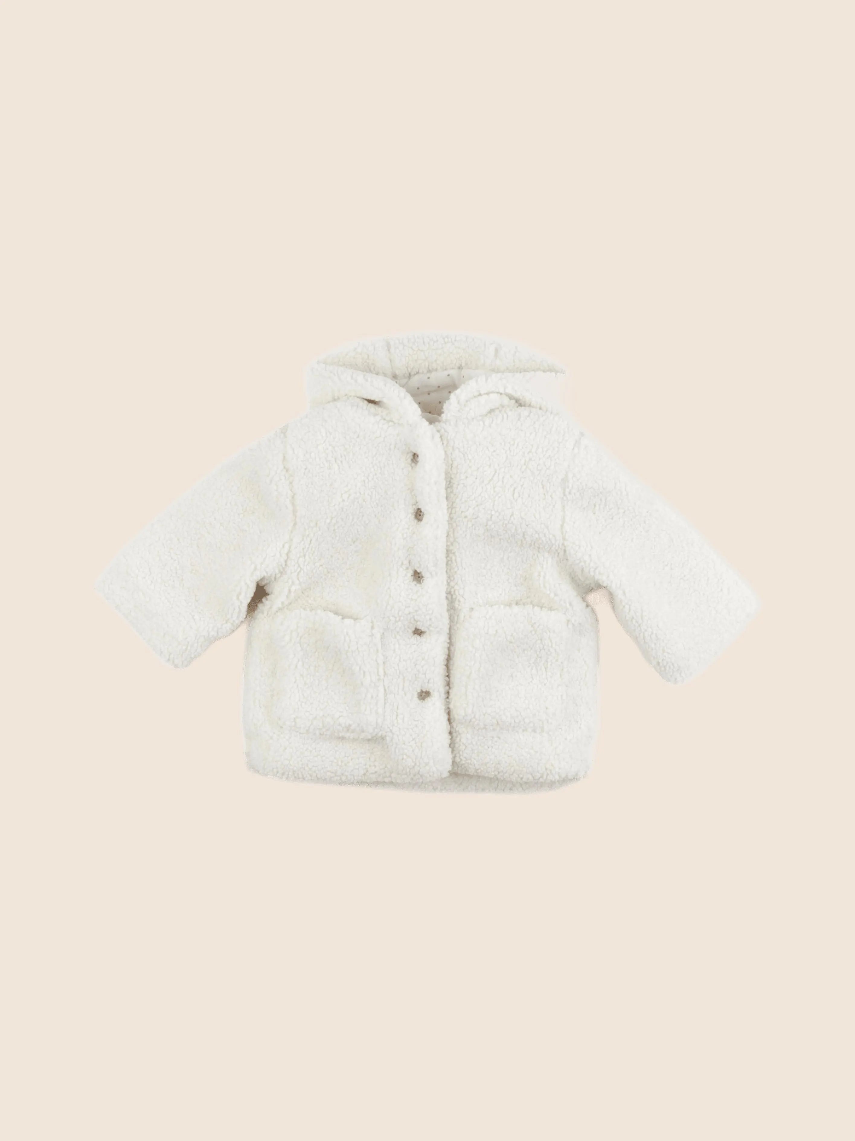 Vertbaudet - veste beige - 12 mois