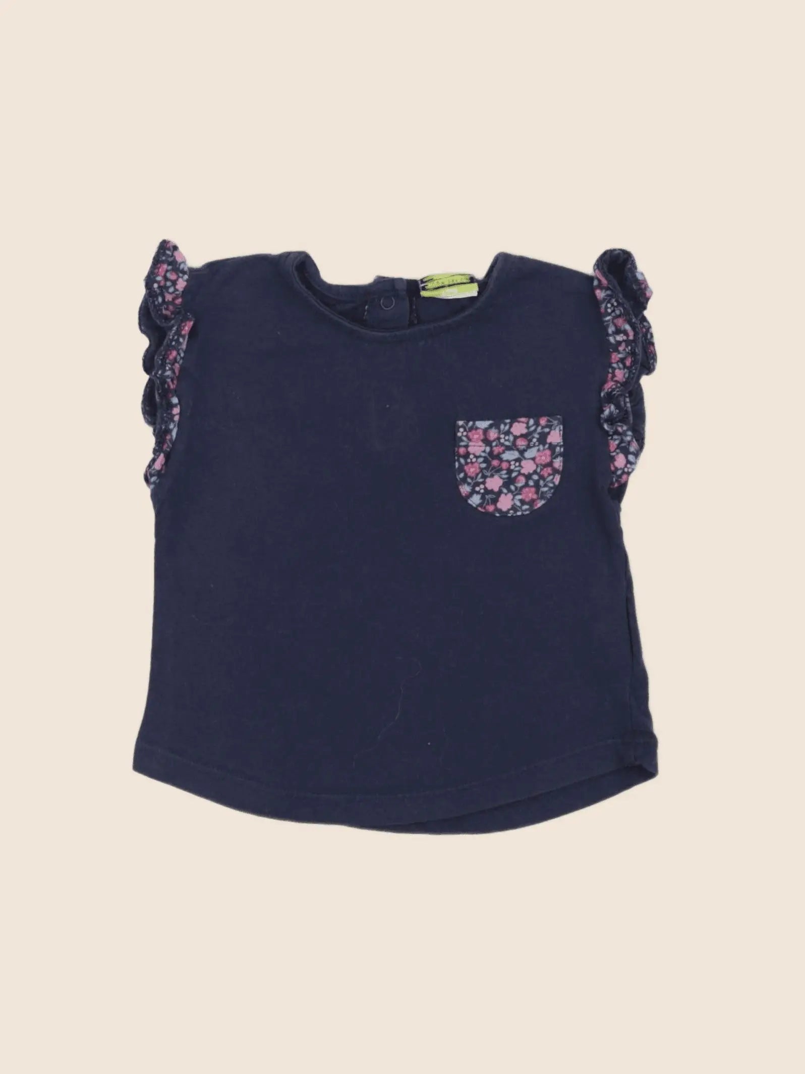 Tape à l'oeil - tee-shirt bleu - 6 mois