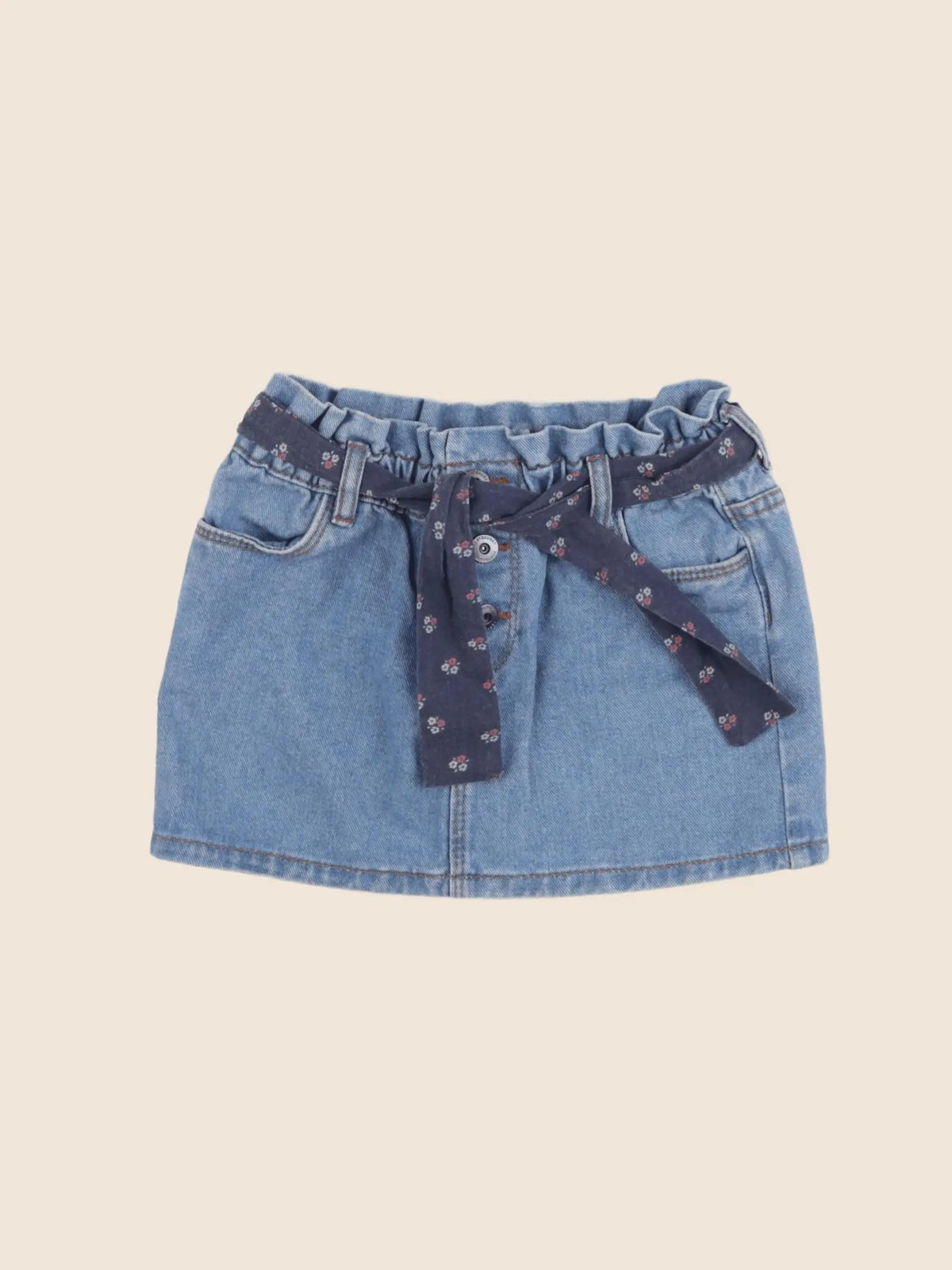 Vertbaudet - jupe bleu - 4 ans
