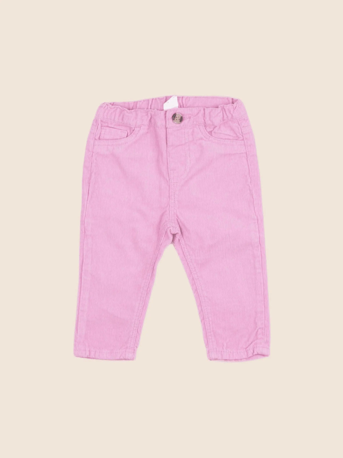 H&M - pantalon rose - 6/9 mois