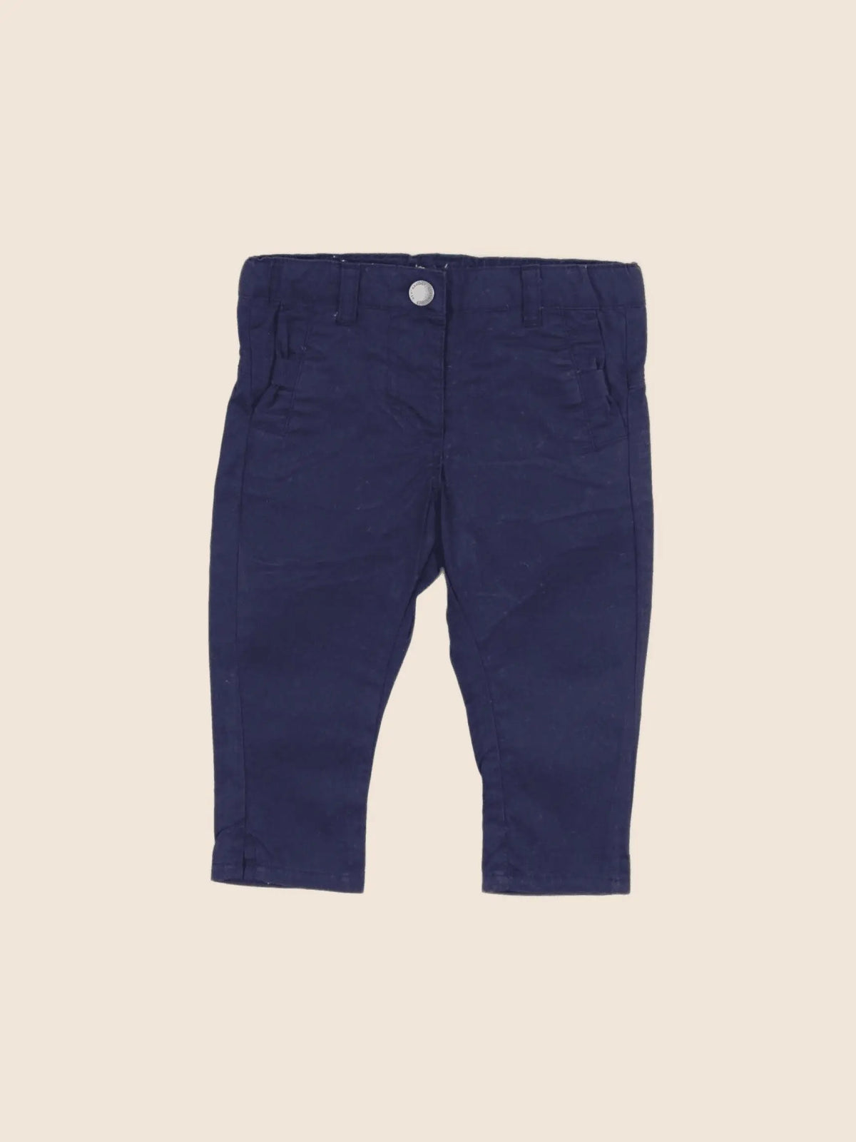 Vertbaudet - pantalon bleu - 6 mois