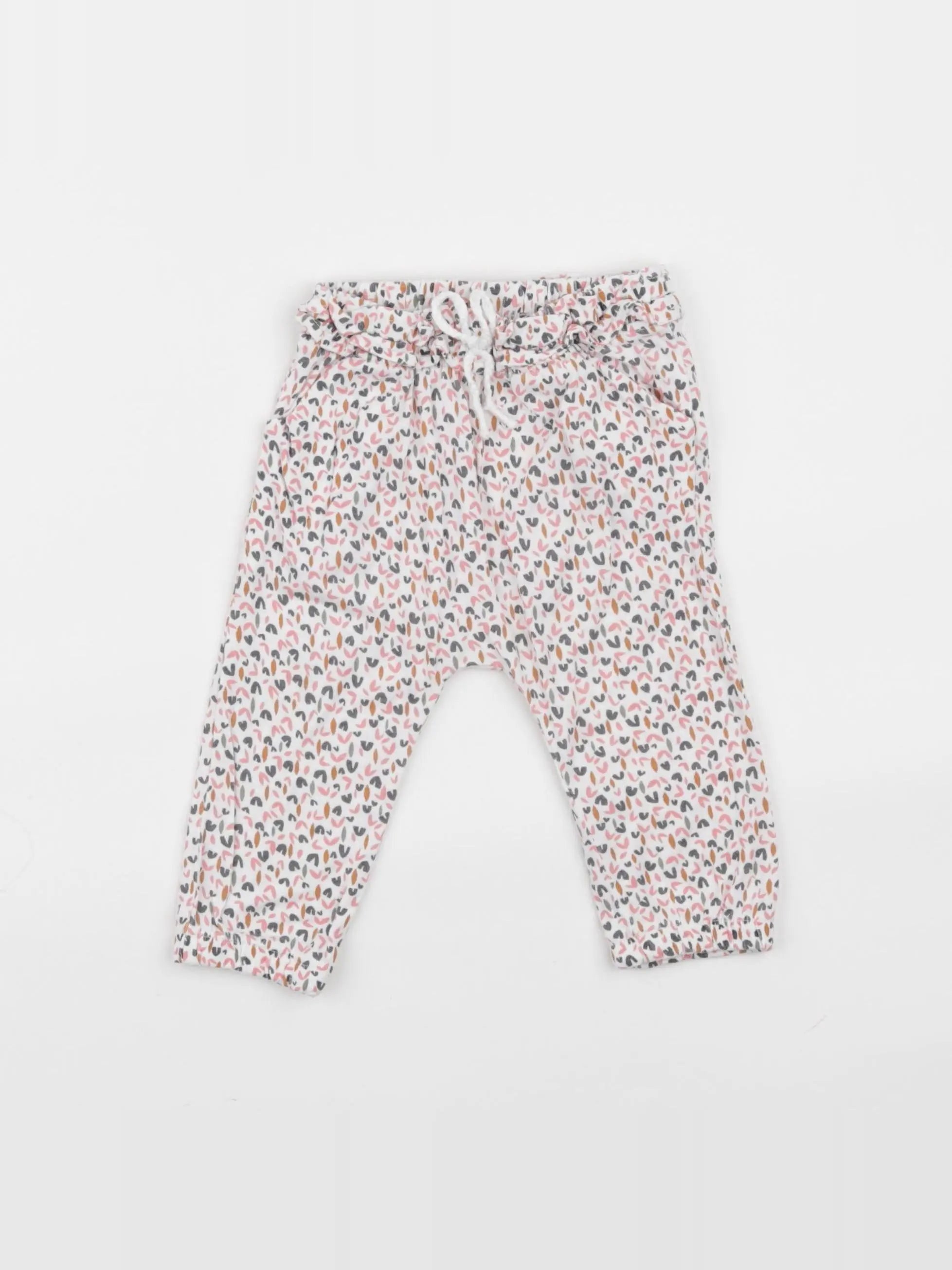 Vertbaudet - pantalon multicolore - 12 mois