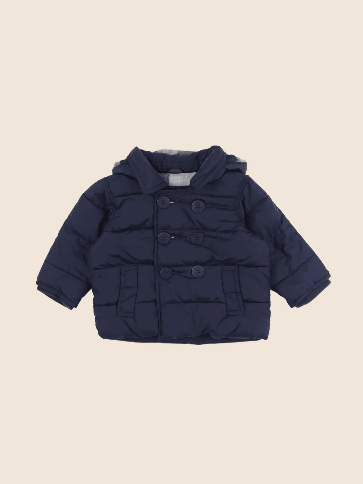 GAP - doudoune bleu - 6/12 mois
