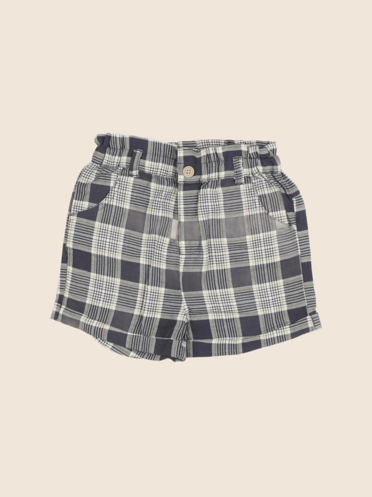 Vertbaudet - short gris, jaune - 24 mois