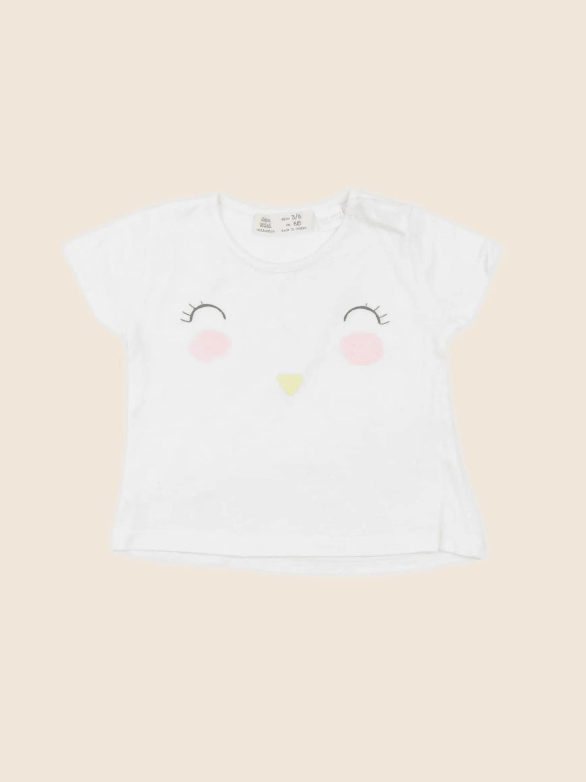 Zara - tee-shirt multicolore - 3/6 mois