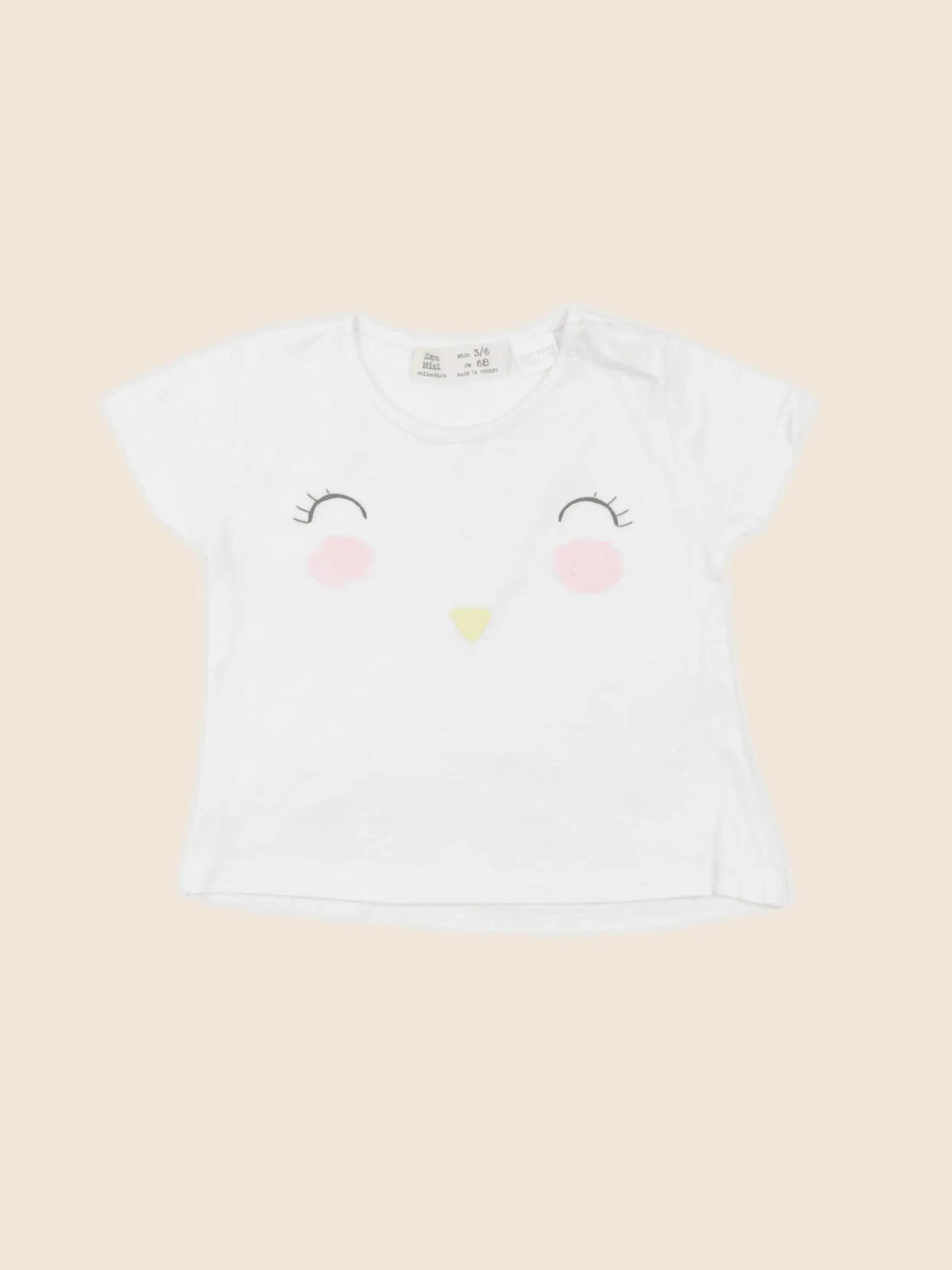 Zara - tee-shirt multicolore - 3/6 mois