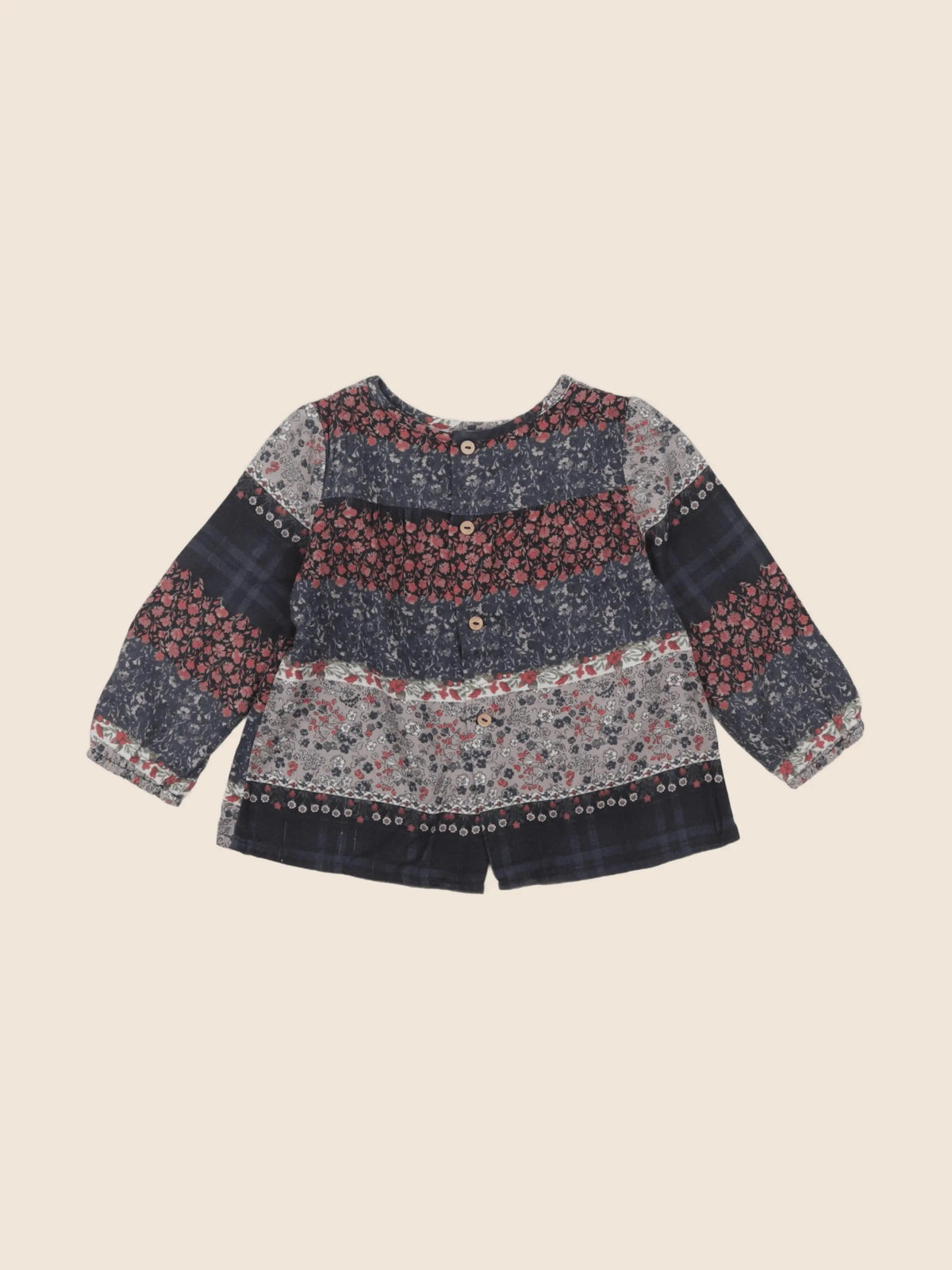 Zara - blouse multicolore - 9/12 mois