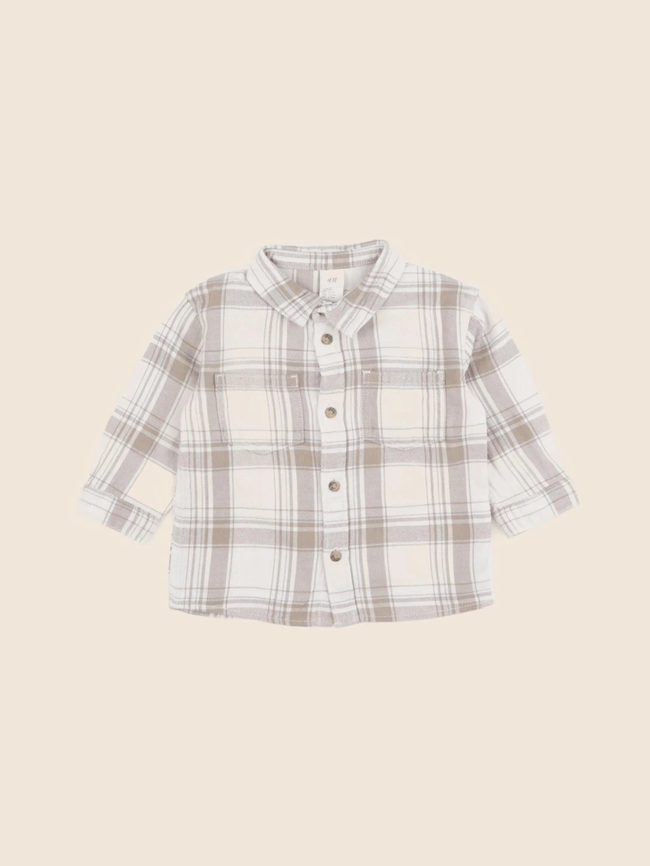 H&M - chemise multicolore - 6/9 mois