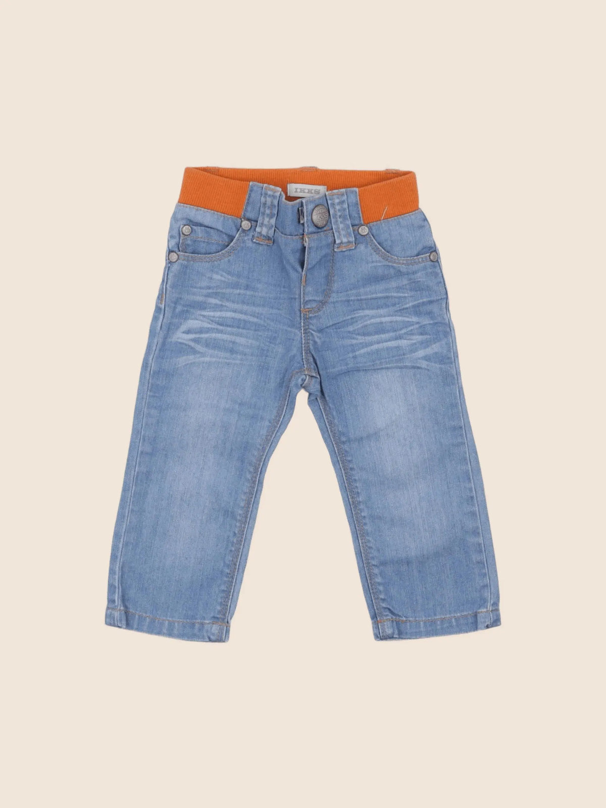 IKKS - jean bleu - 6 mois
