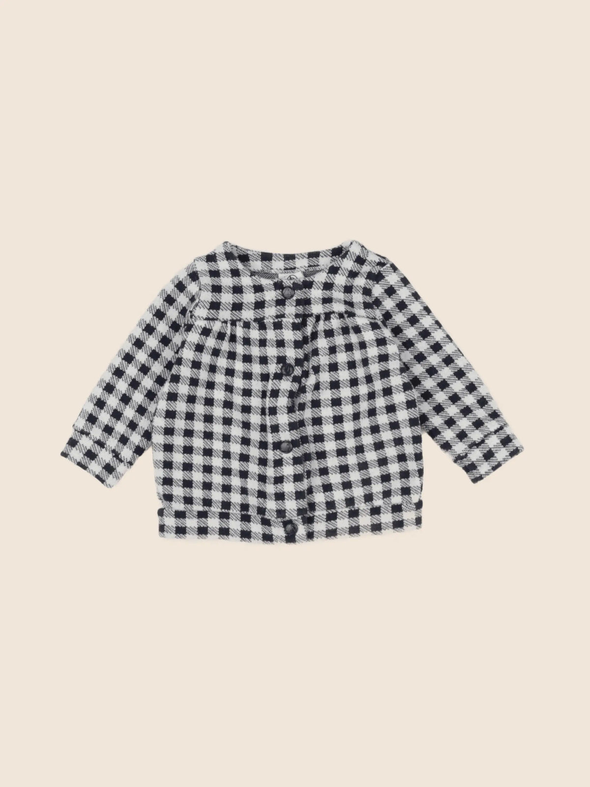 Petit Bateau - sweat beige, bleu - 6 mois