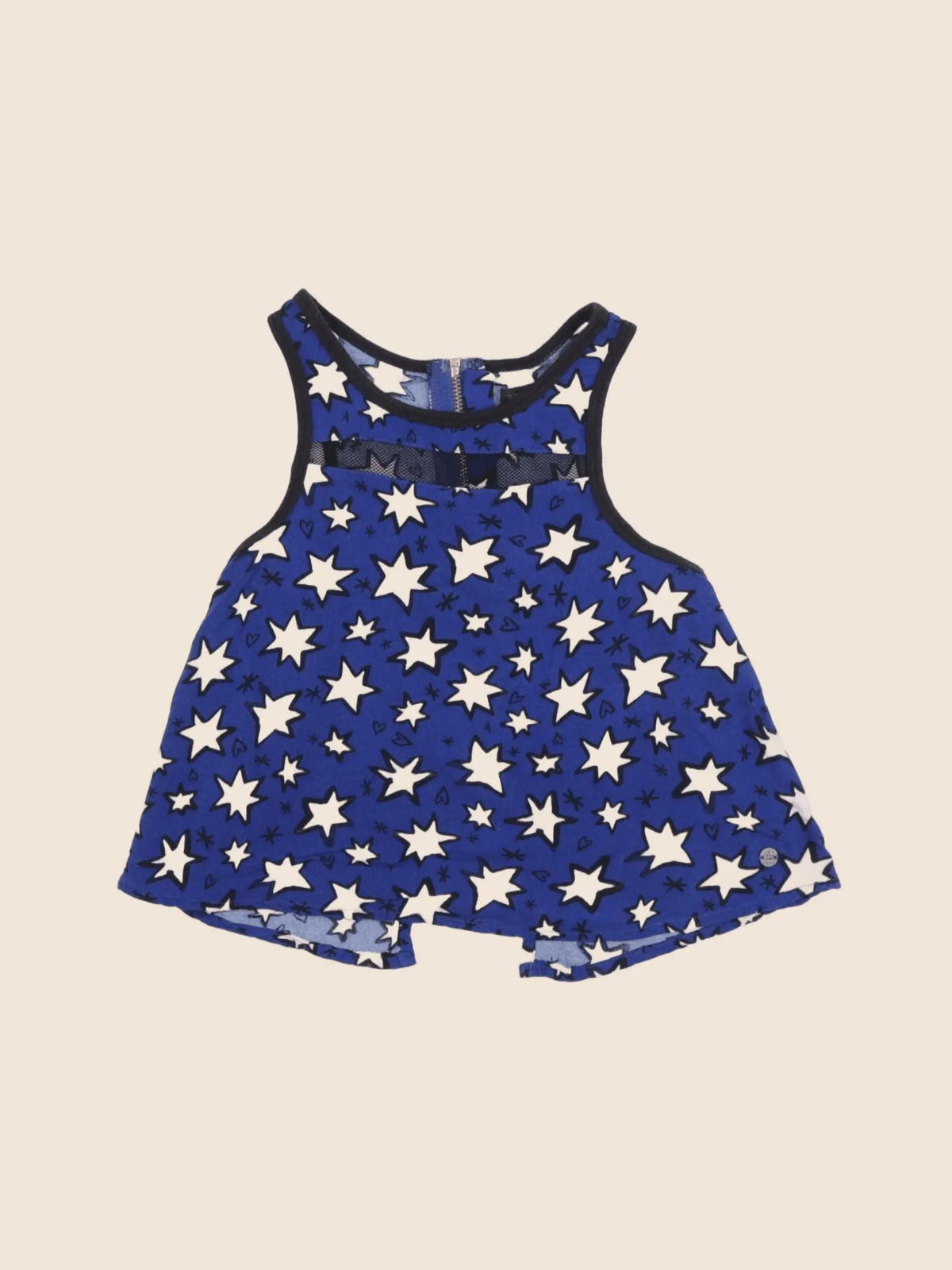 IKKS - débardeur bleu, rose - 4 ans